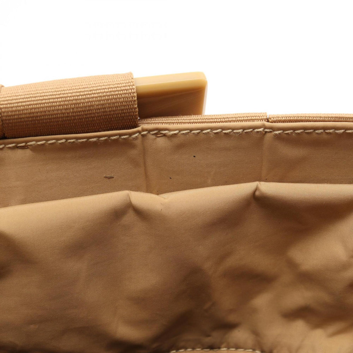 Salvatore Ferragamo Beige Fabric Handbag (Pre-Owned)