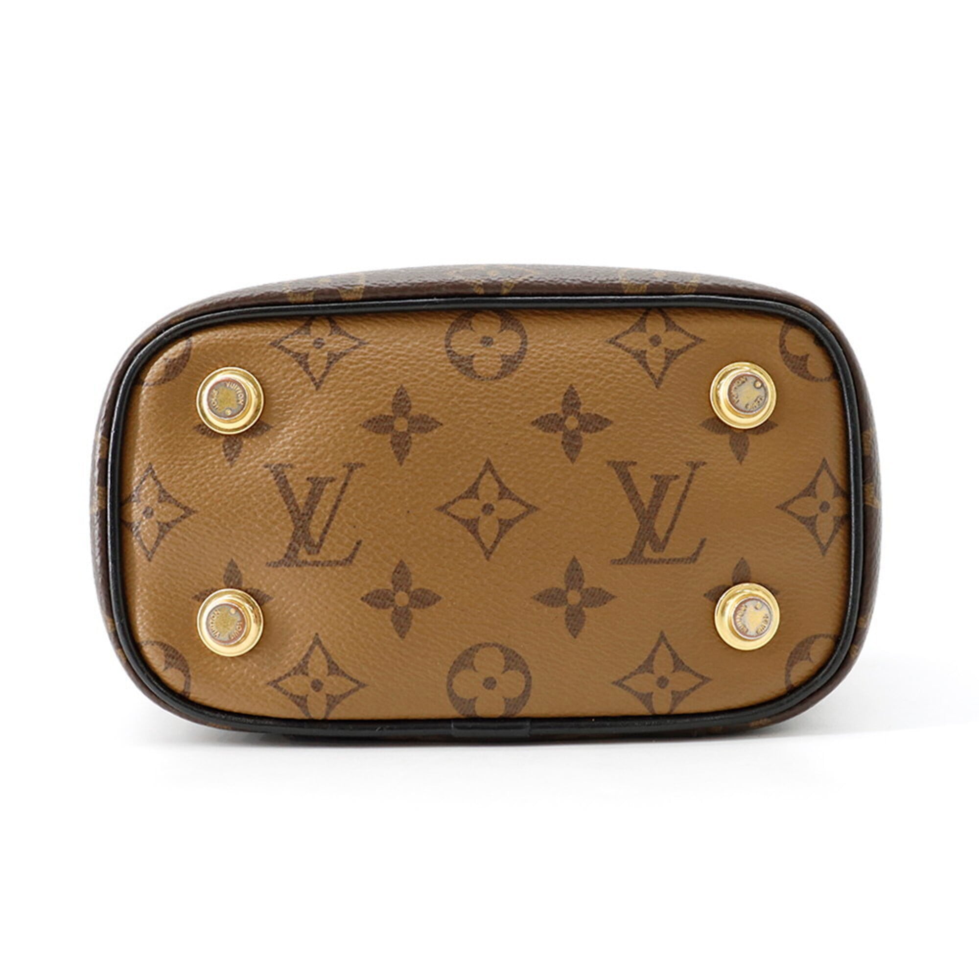 Louis Vuitton Noir Monogram Reverse Handbag Shoulder Bag (Pre-Owned)