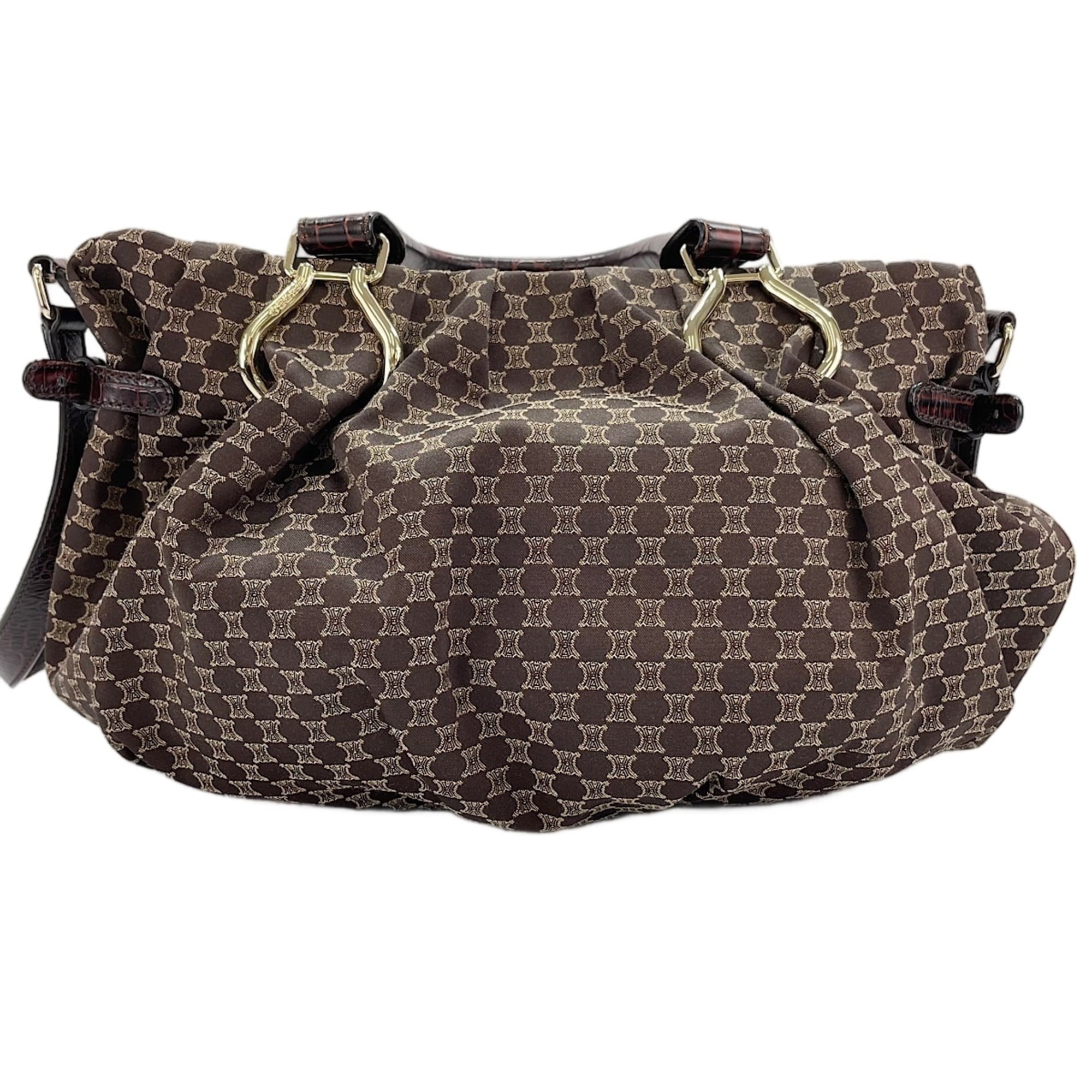 Celine Macadam Brown Handbag (Pre-Owned)