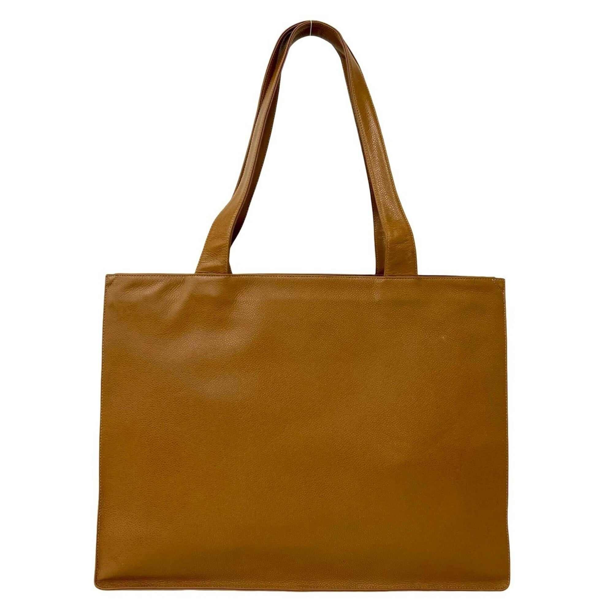 Chanel Brown Grained Calfskin Tote Bag (Pre-Owned)