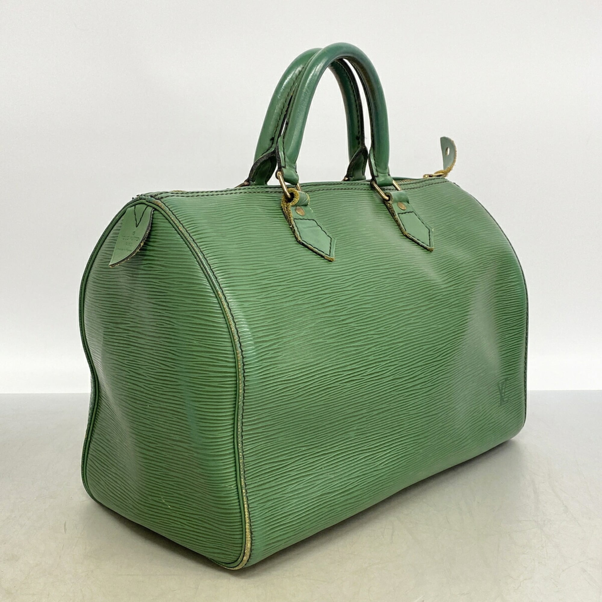 Louis Vuitton Borneo Green Handbag (Pre-Owned)
