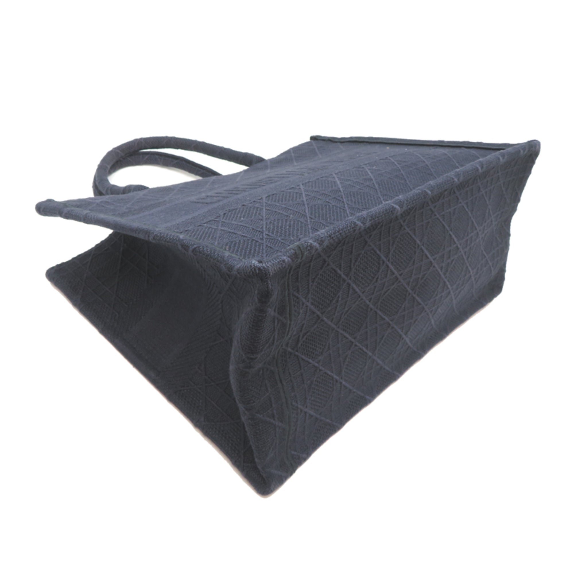 Christian Dior Navy Canvas Tote Bag (Pre-Owned)