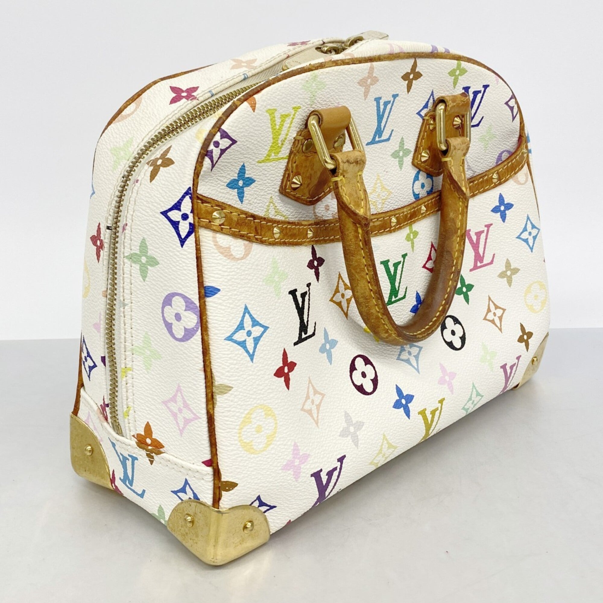 Louis Vuitton Blanc Handbag (Pre-Owned)