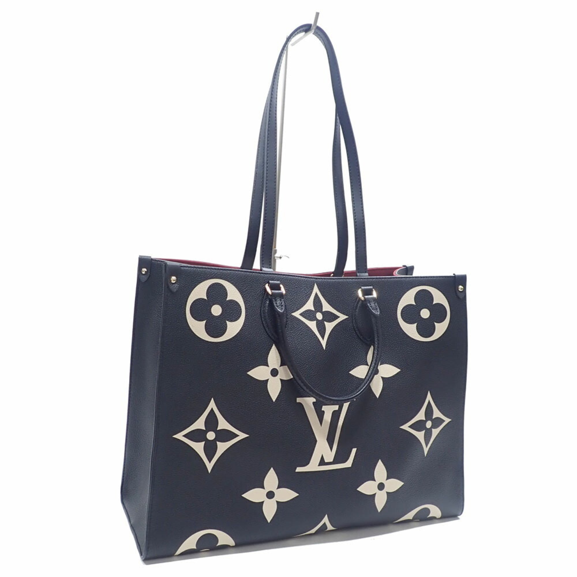 Louis Vuitton Monogram Empreinte Beige Black Monogram Empreinte Tote Bag (Pre-Owned)