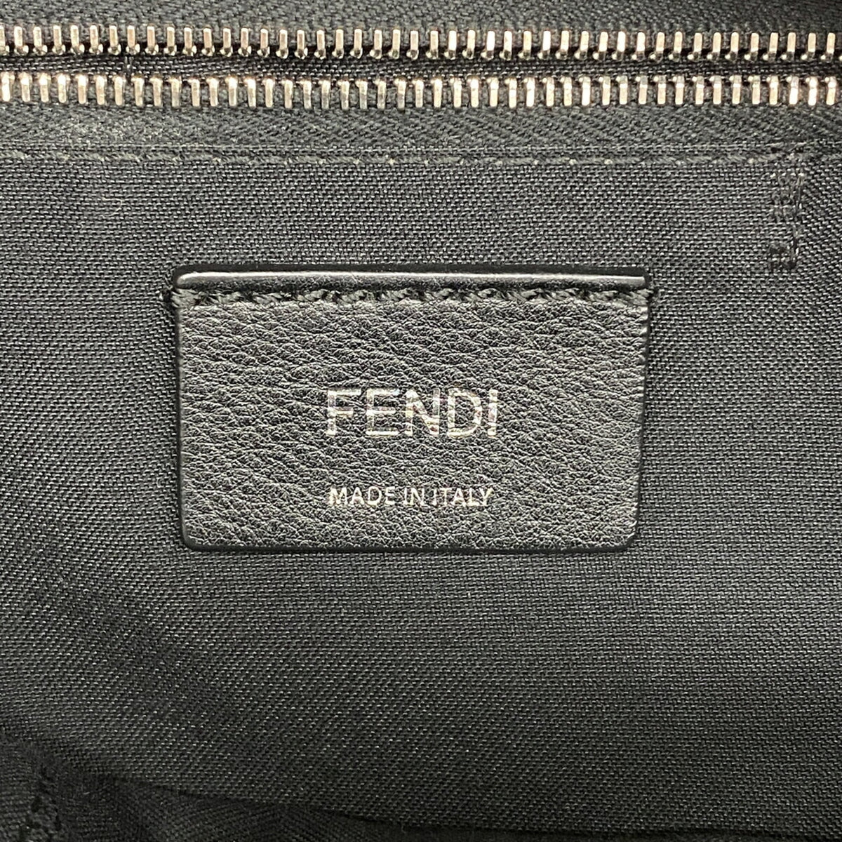 Fendi Black Leather Backpack (Pre-Owned)