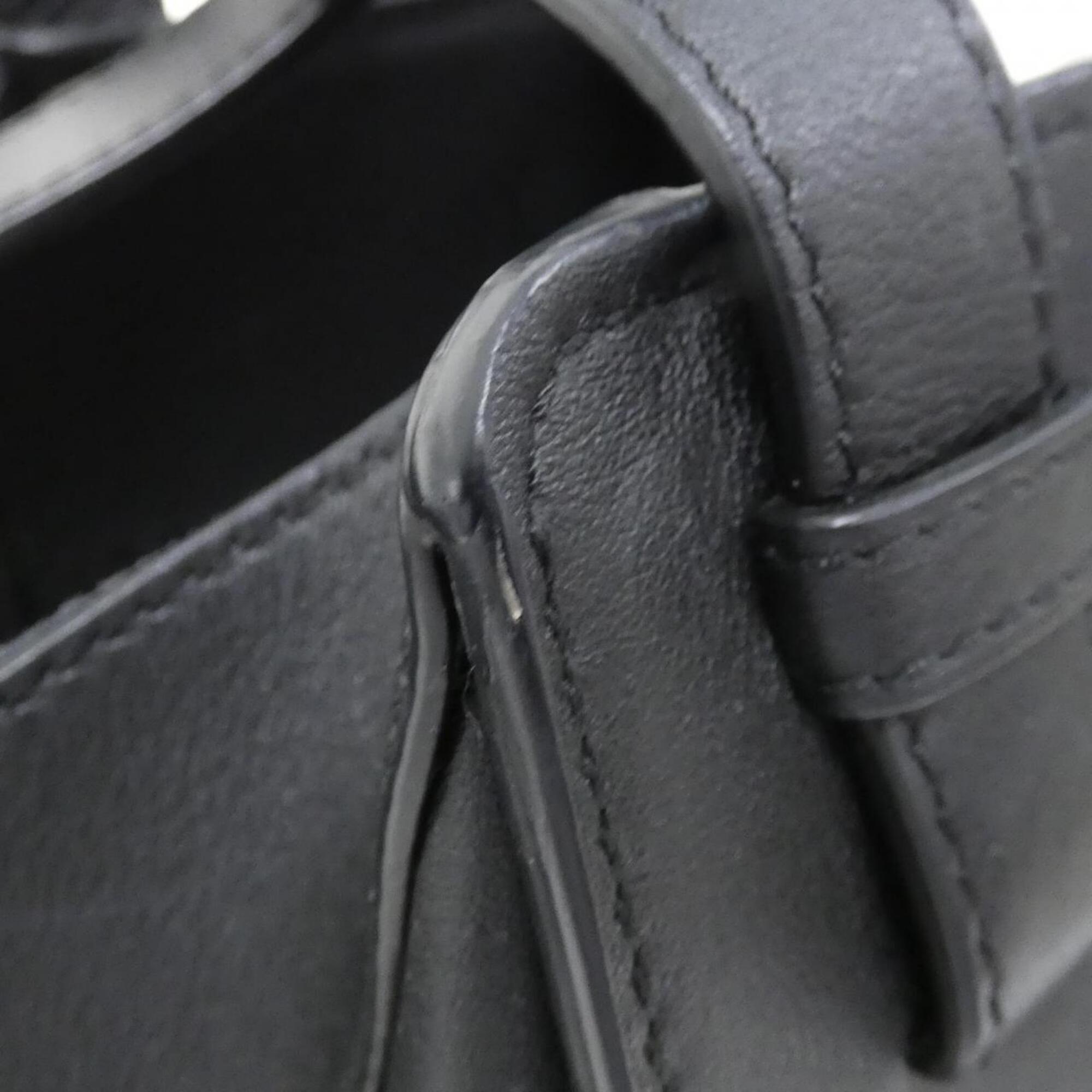 Loewe Black Leather Shoulder Bag (Pre-Owned)
