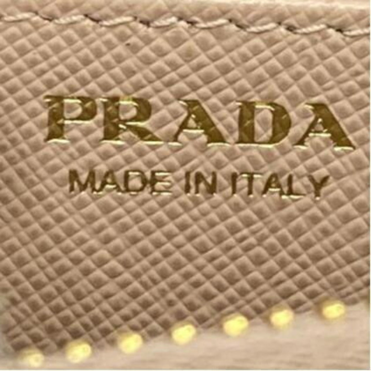 Prada Pink Beige Coin Purse/Coin Case (Pre-Owned)