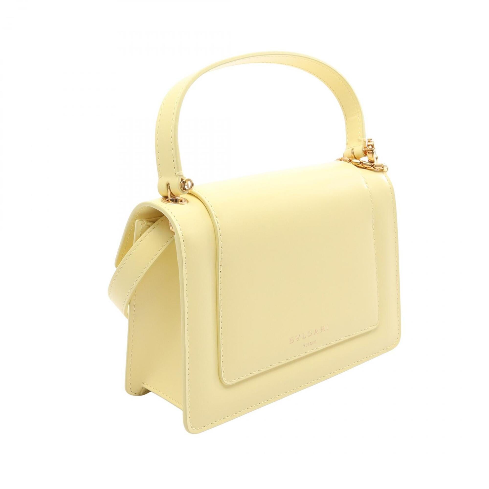 Bvlgari Yellow Leather Handbag (Pre-Owned)