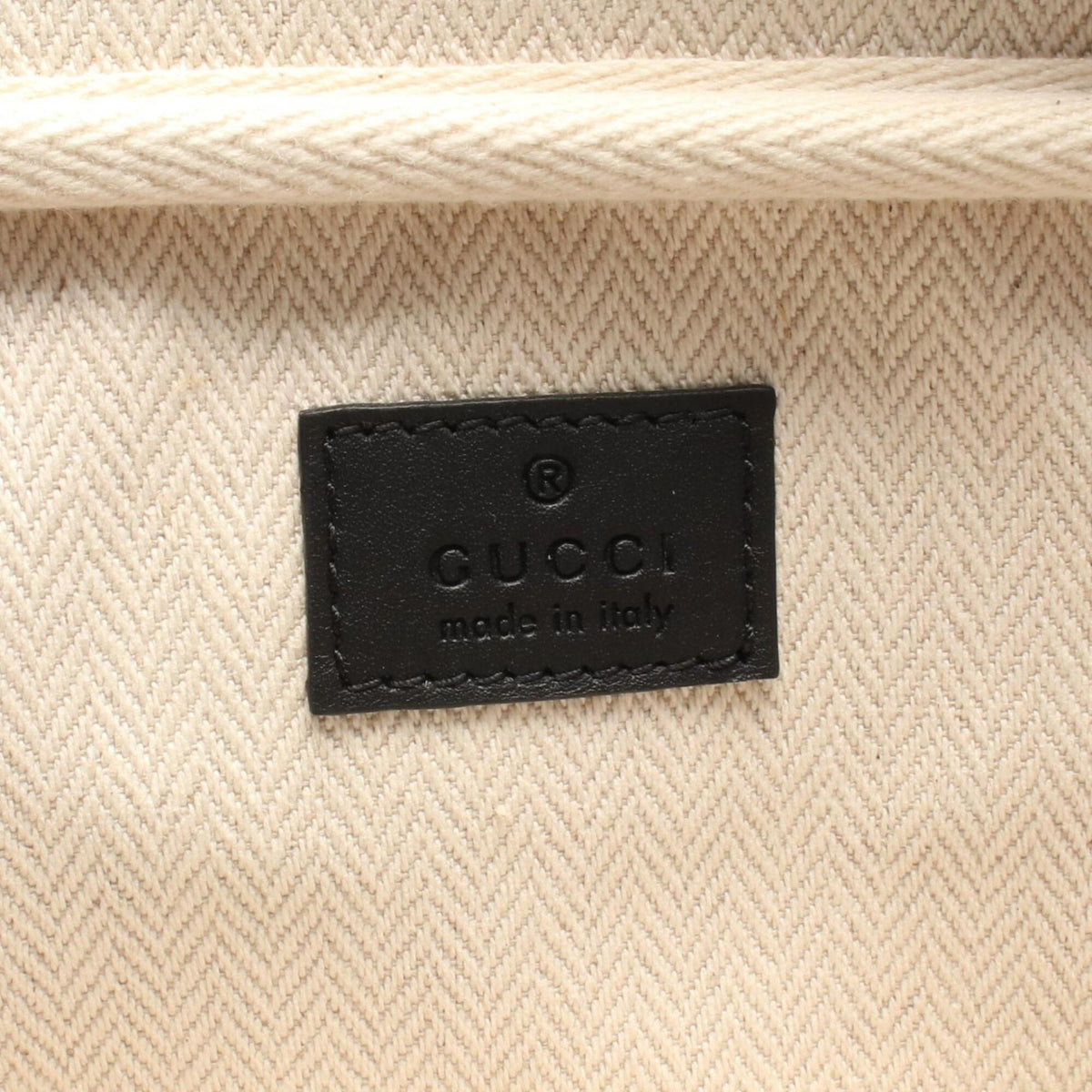 Gucci Black Gray Coated Canvas Leather Briefcase Handbag (Pre-Owned)
