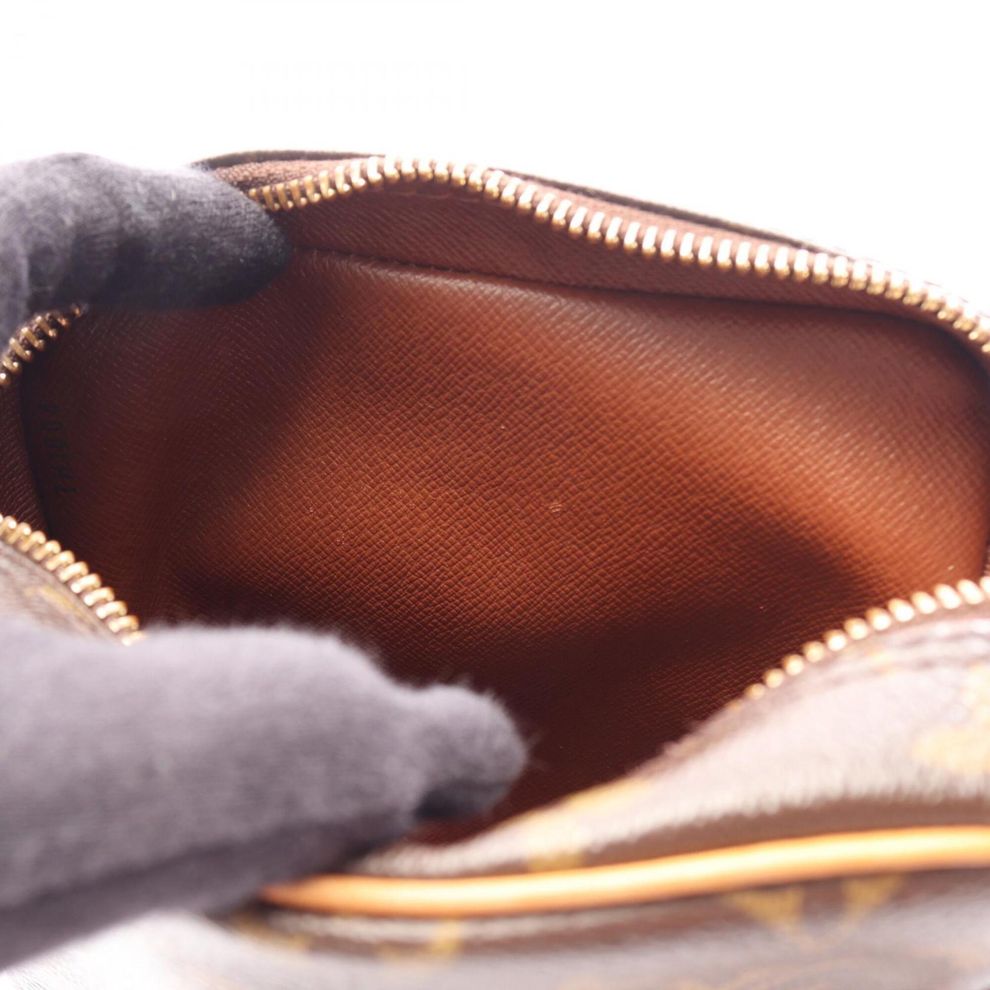 Louis Vuitton Brown Coated Canvas Pvc Monogram Leather Handbag Shoulder Bag (Pre-Owned)