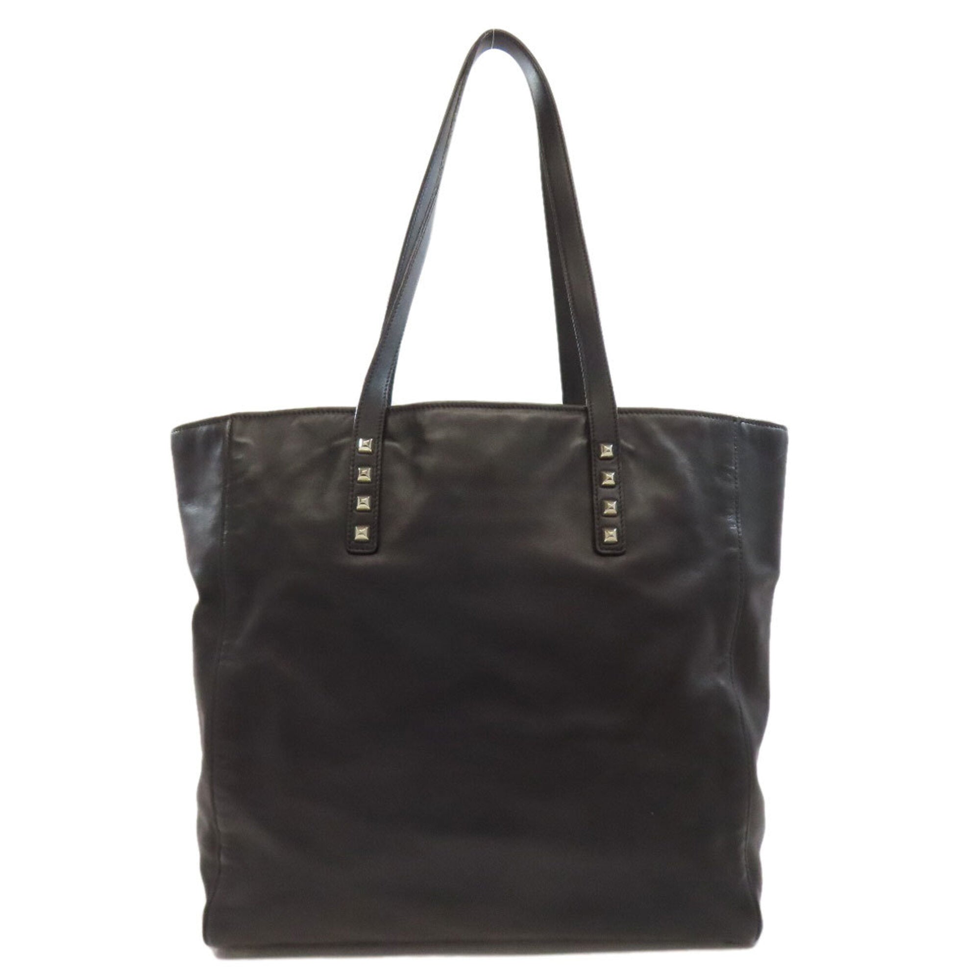 Miu Miu Black Leather Tote Bag (Pre-Owned)