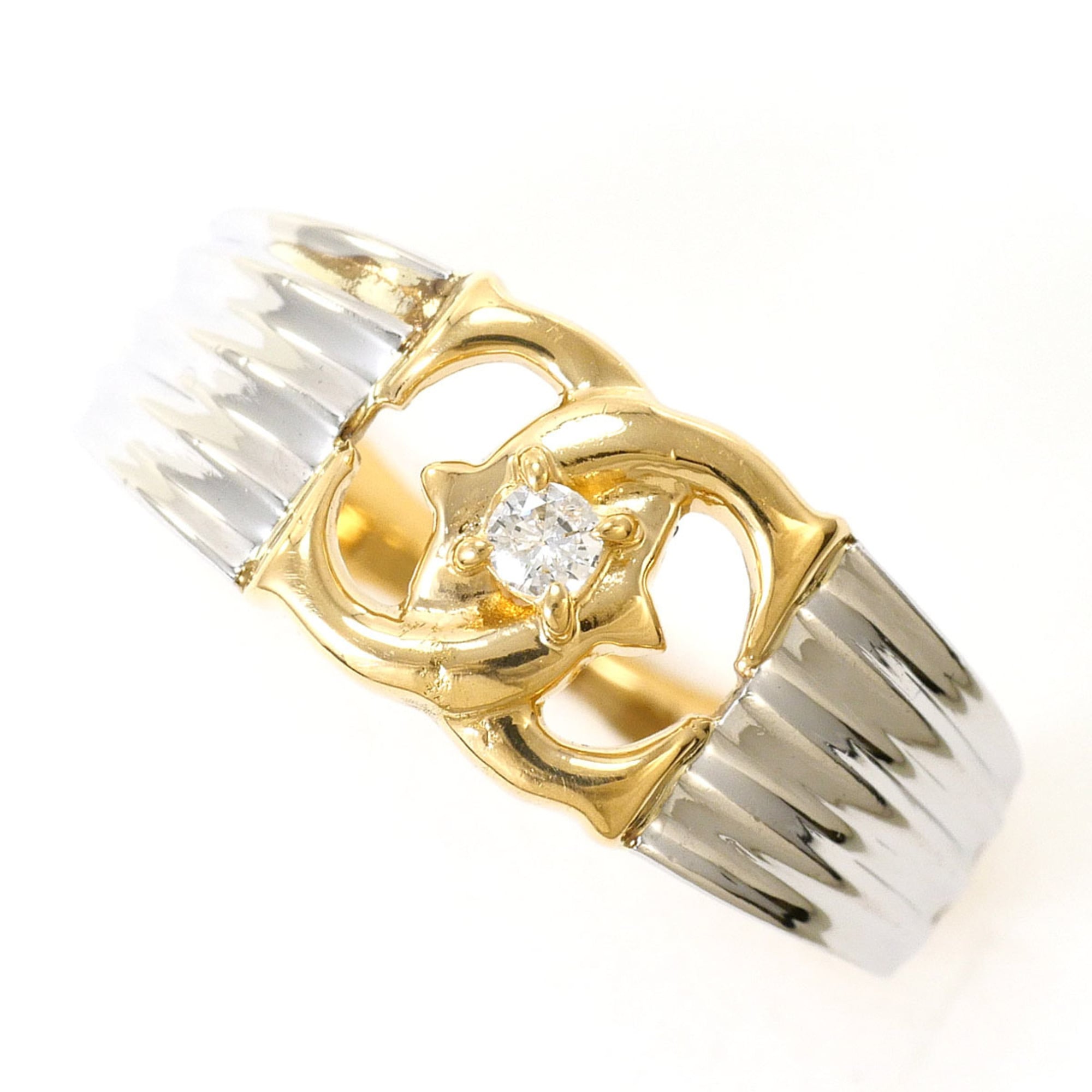 Unbranded Platinum Yellow Gold Yellow Gold (18K) Platinum 900 Band Ring (Pre-Owned)
