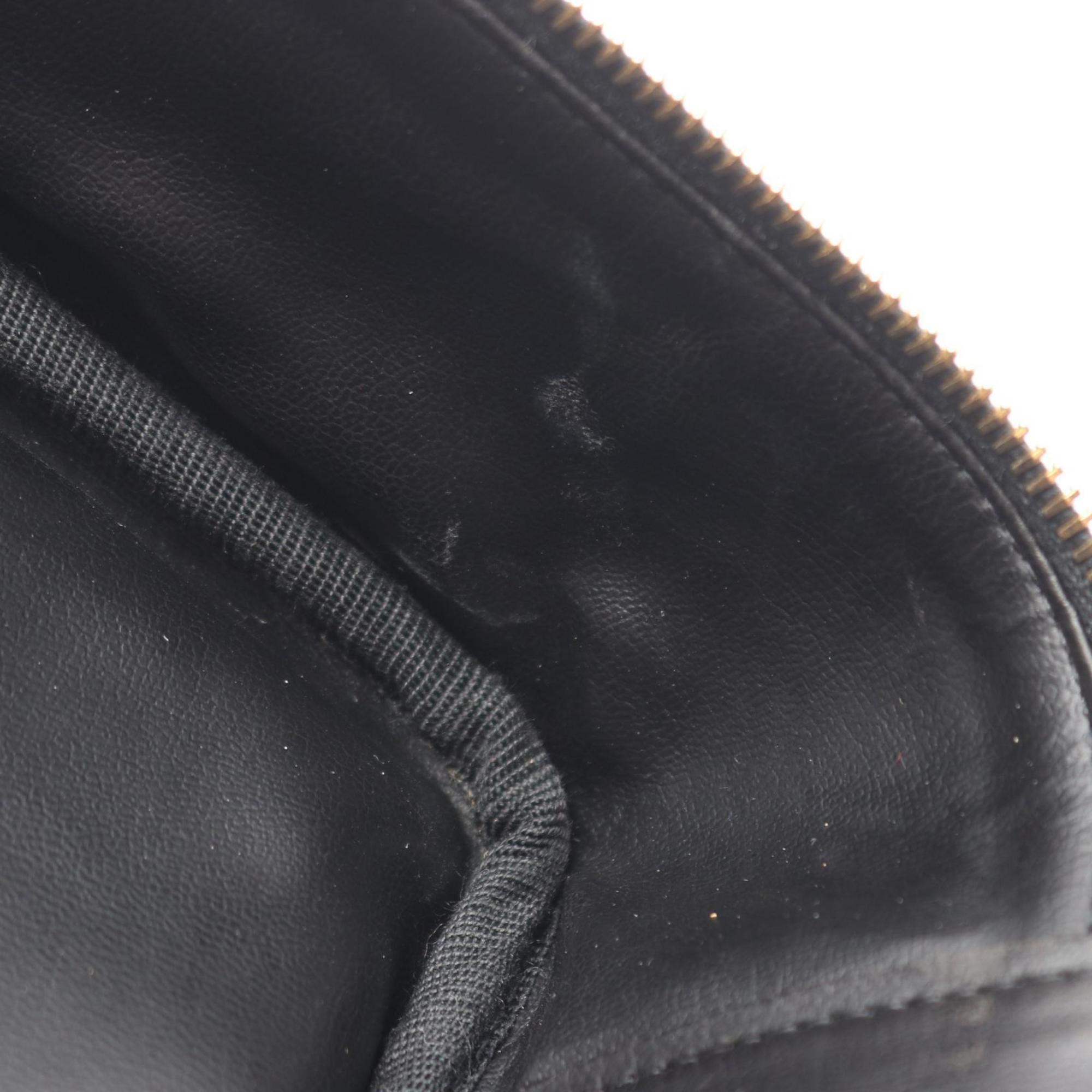 Chanel Black Leather Handbag (Pre-Owned)