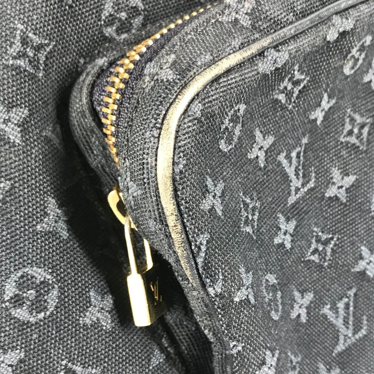 Louis Vuitton Monogram Denim Blue Tst Blue Monogram Denim Backpack (Pre-Owned)
