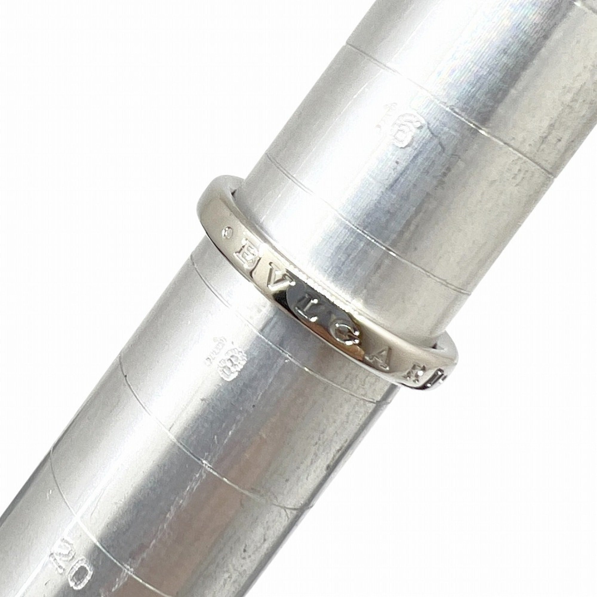 Bvlgari Platinum Platinum 950 Band Ring (Pre-Owned)