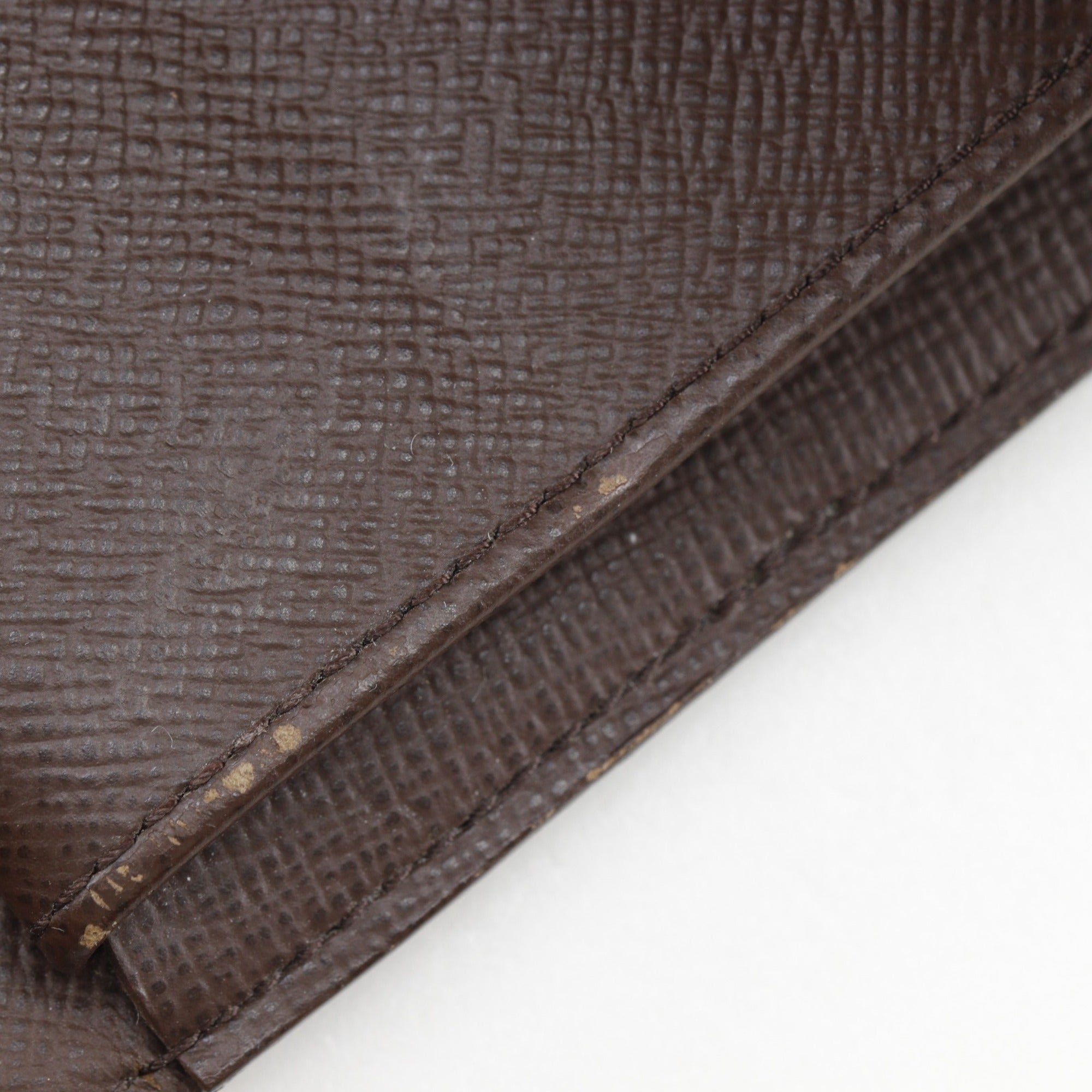 Louis Vuitton Damier Brown Damier Canvas Long Wallet (Bi-Fold) (Pre-Owned)