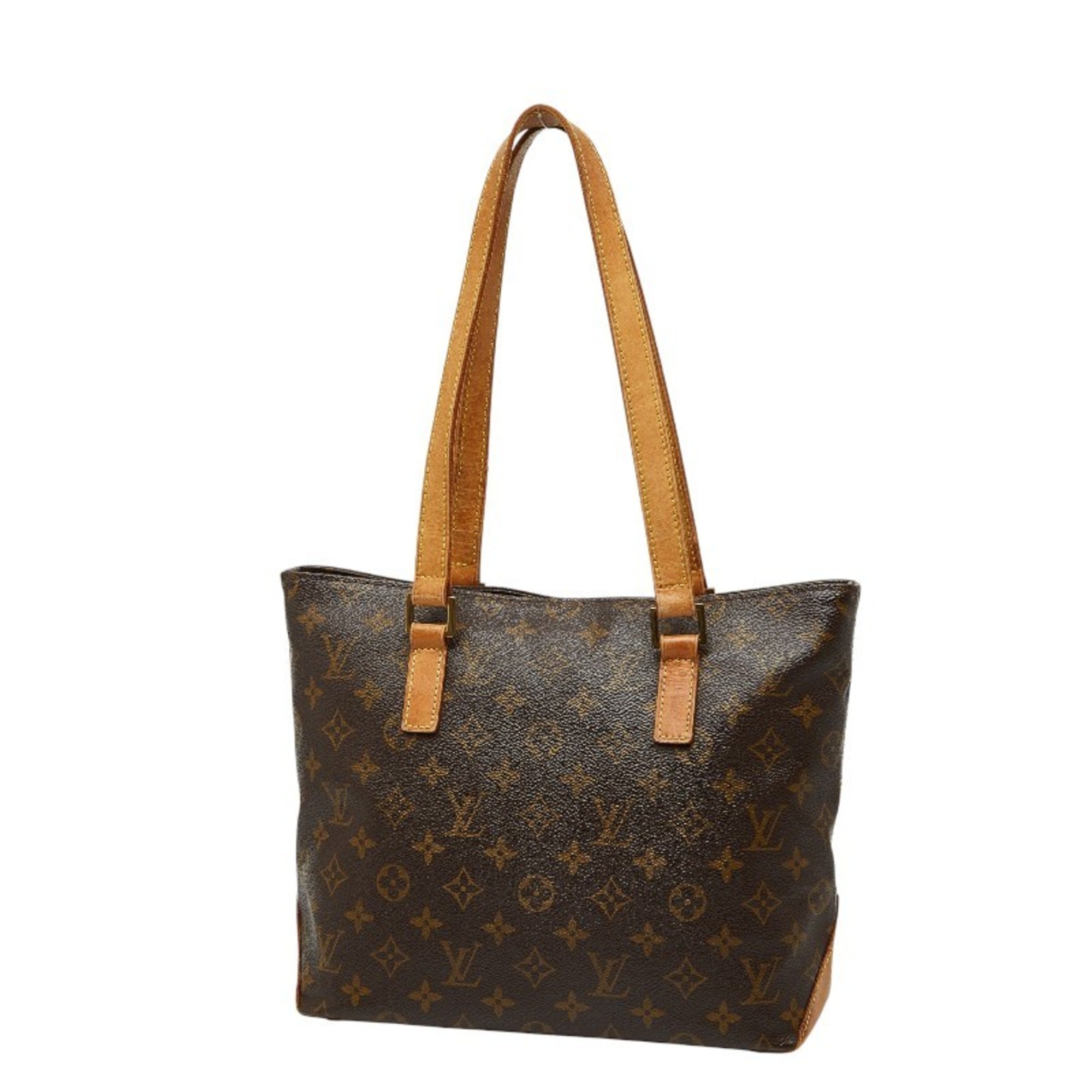 Louis Vuitton Brown Pvc Leather Shoulder Bag Tote Bag (Pre-Owned)