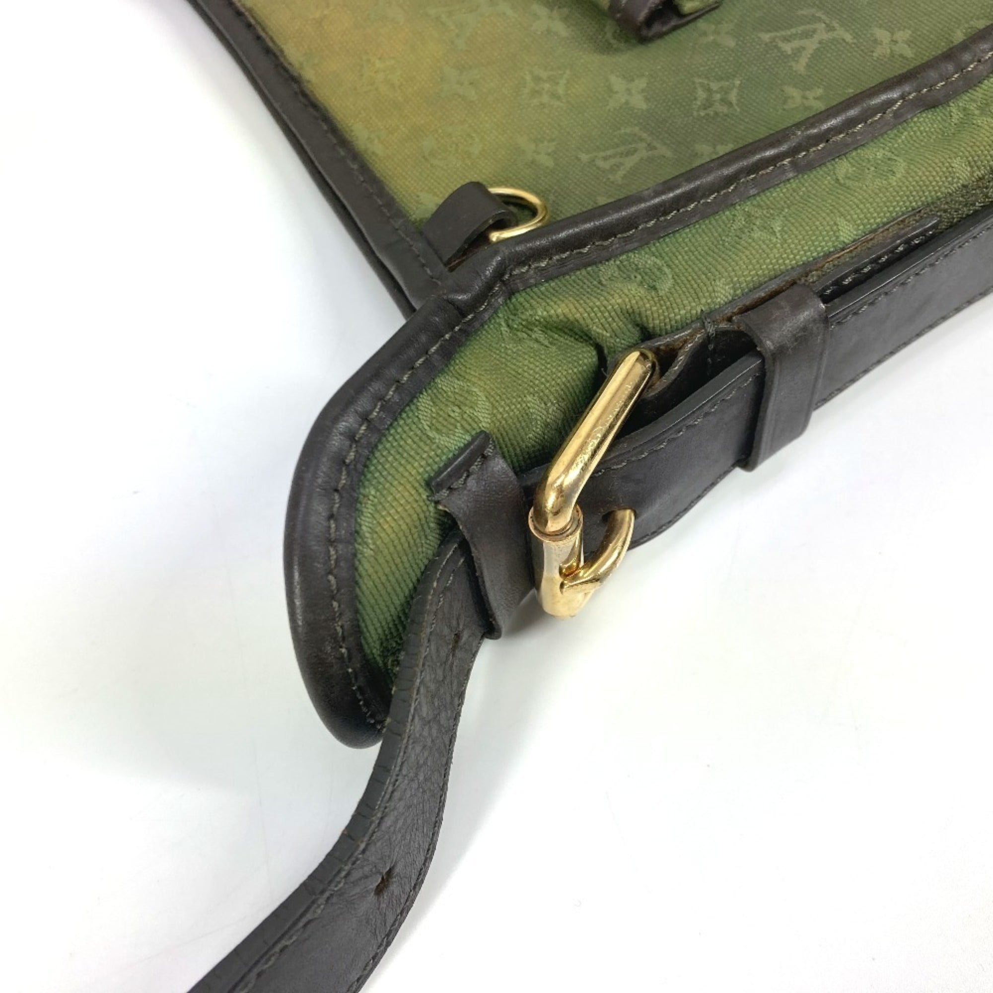 Louis Vuitton Khaki Monogram Mini Shoulder Bag (Pre-Owned)