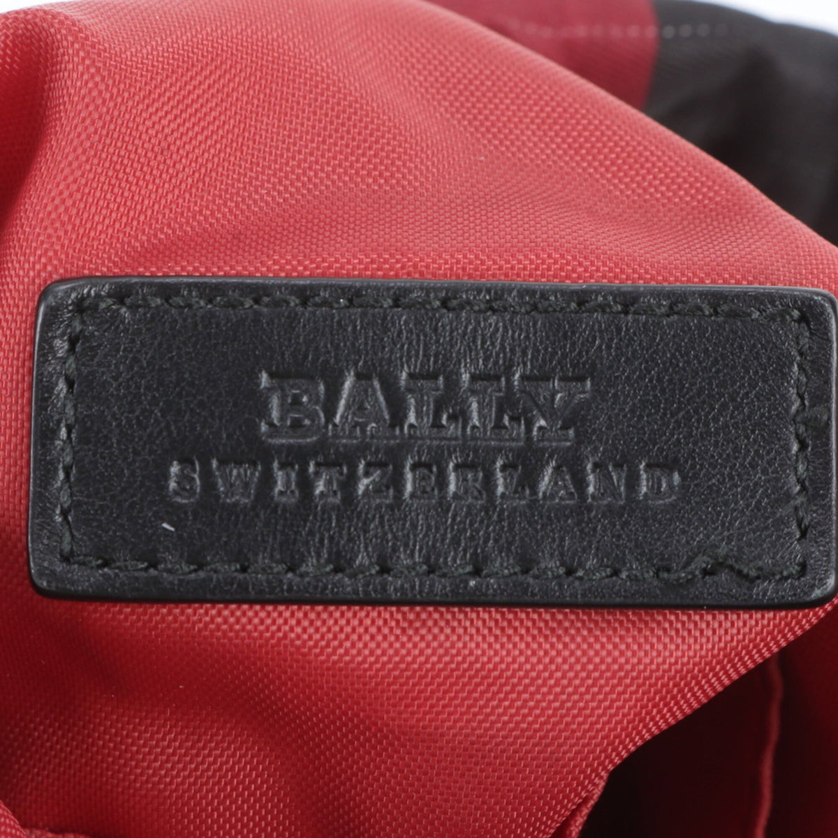 Bally Black Leather Nylon Backpack (Pre-Owned)