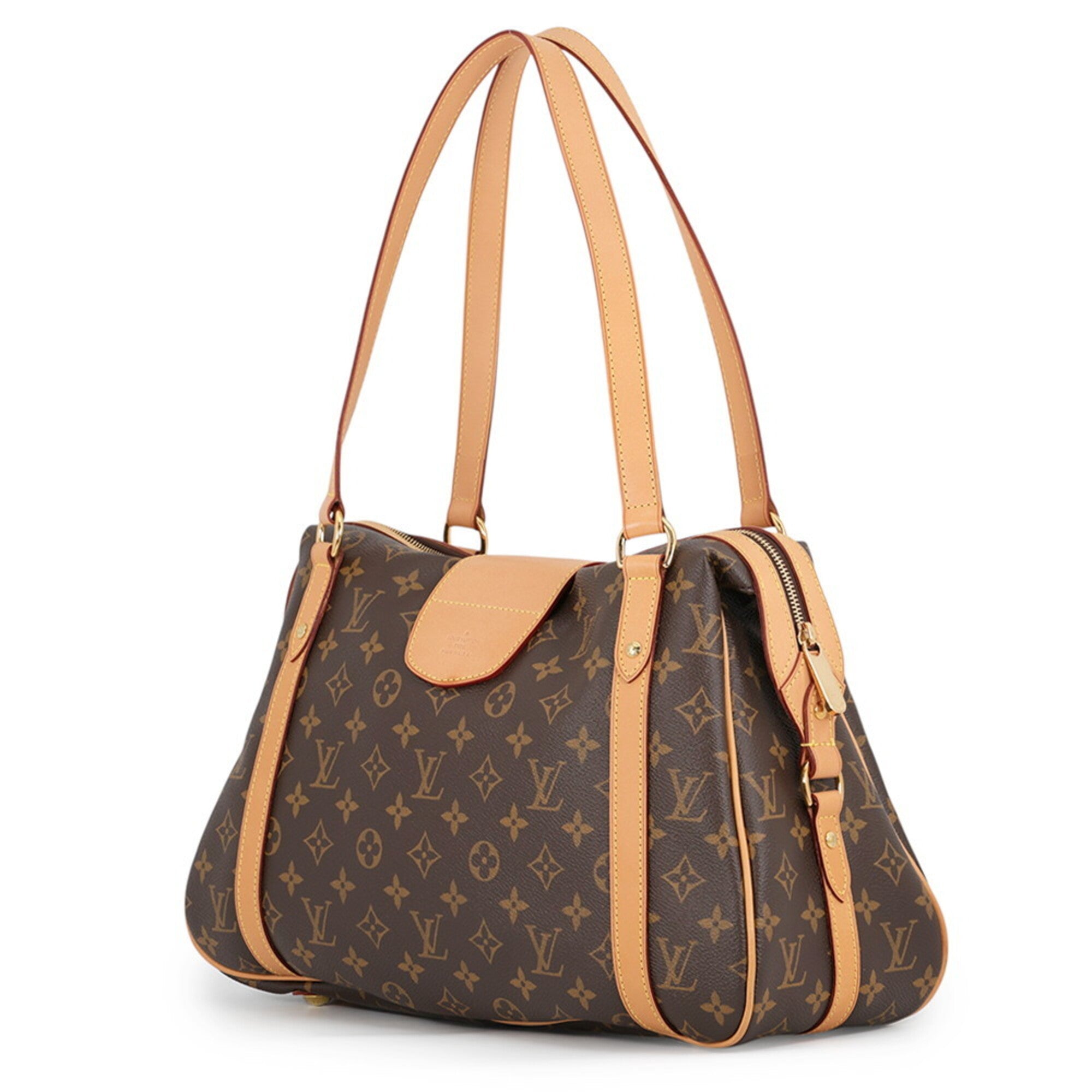 Louis Vuitton Brown Monogram Shoulder Bag (Pre-Owned)