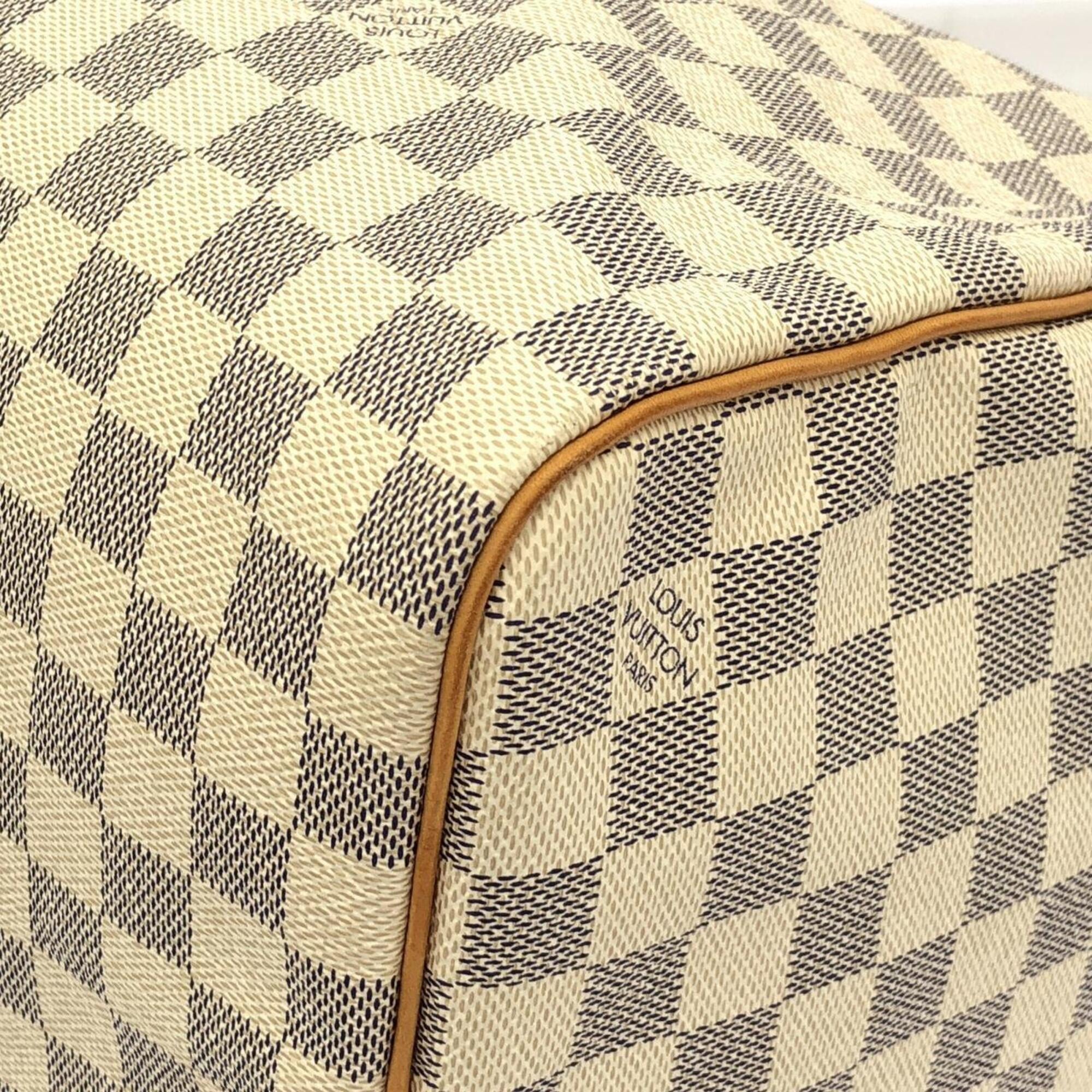 Louis Vuitton Azur Coated Canvas Boston Bag (Pre-Owned)