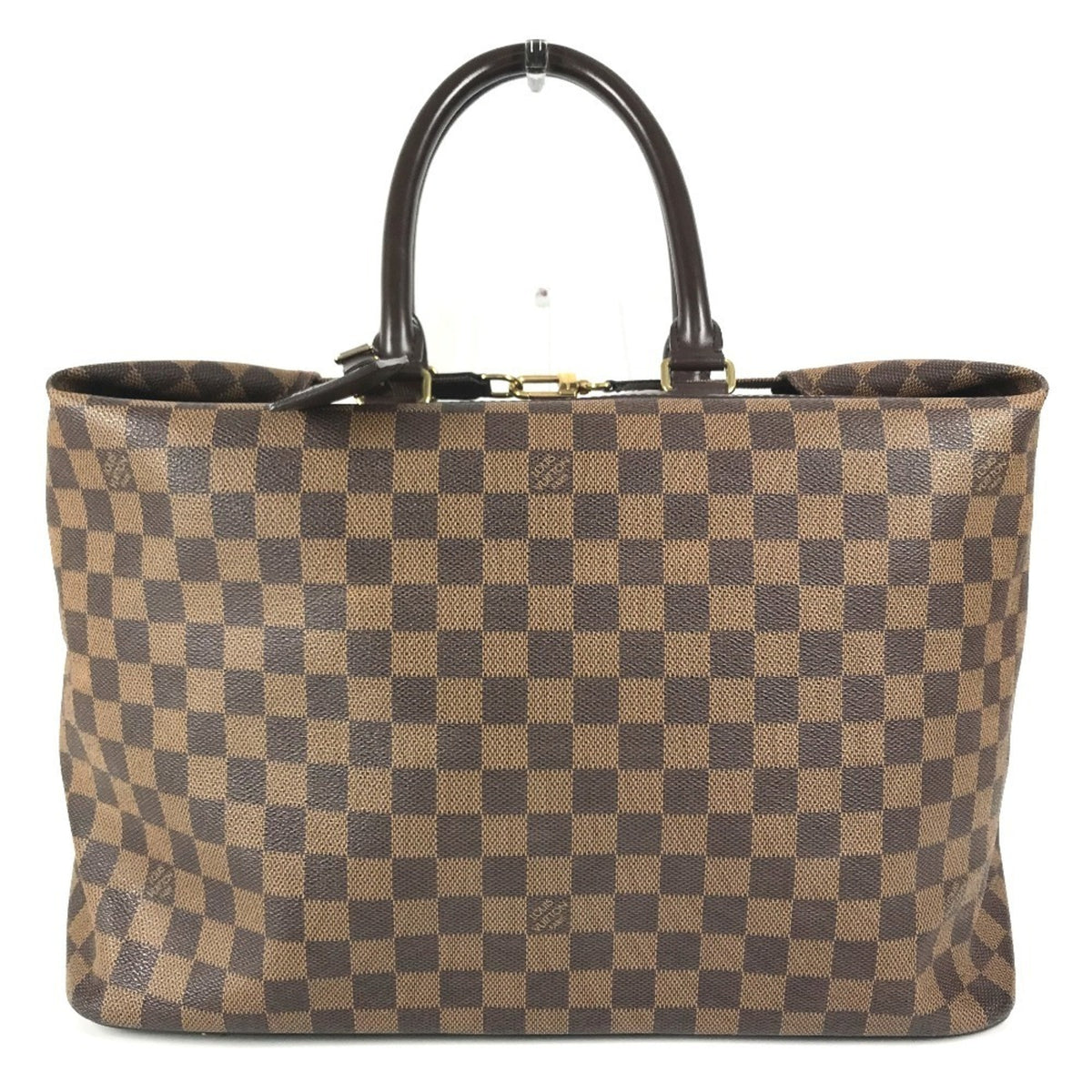 Louis Vuitton Brown Damier Canvas Boston Bag Handbag Tote Bag (Pre-Owned)