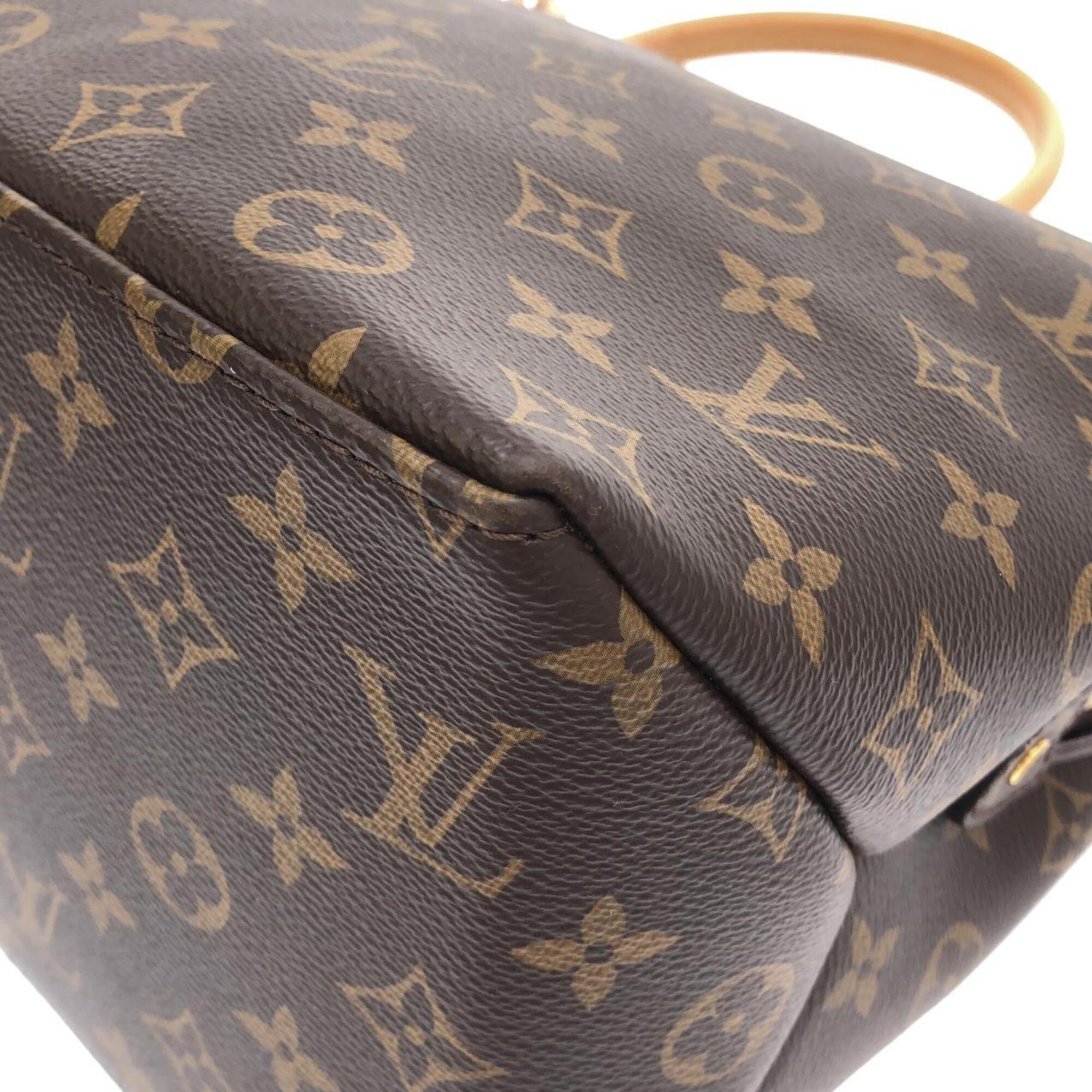 Louis Vuitton Marron Coated Canvas Handbag (Pre-Owned)