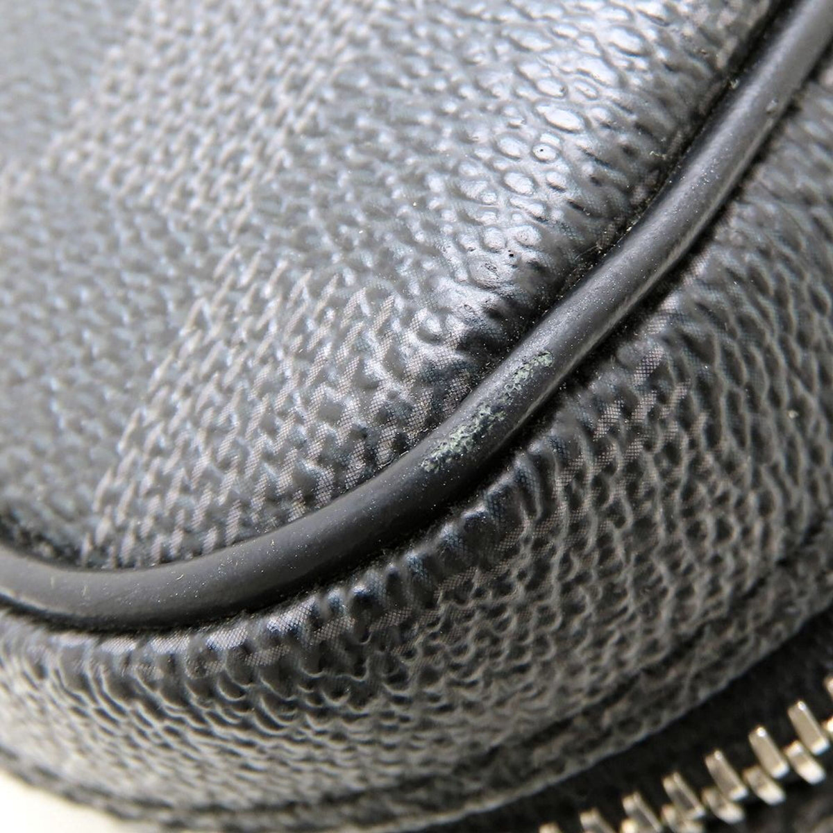 Louis Vuitton Black Gray Damier Canvas Shoulder Bag (Pre-Owned)