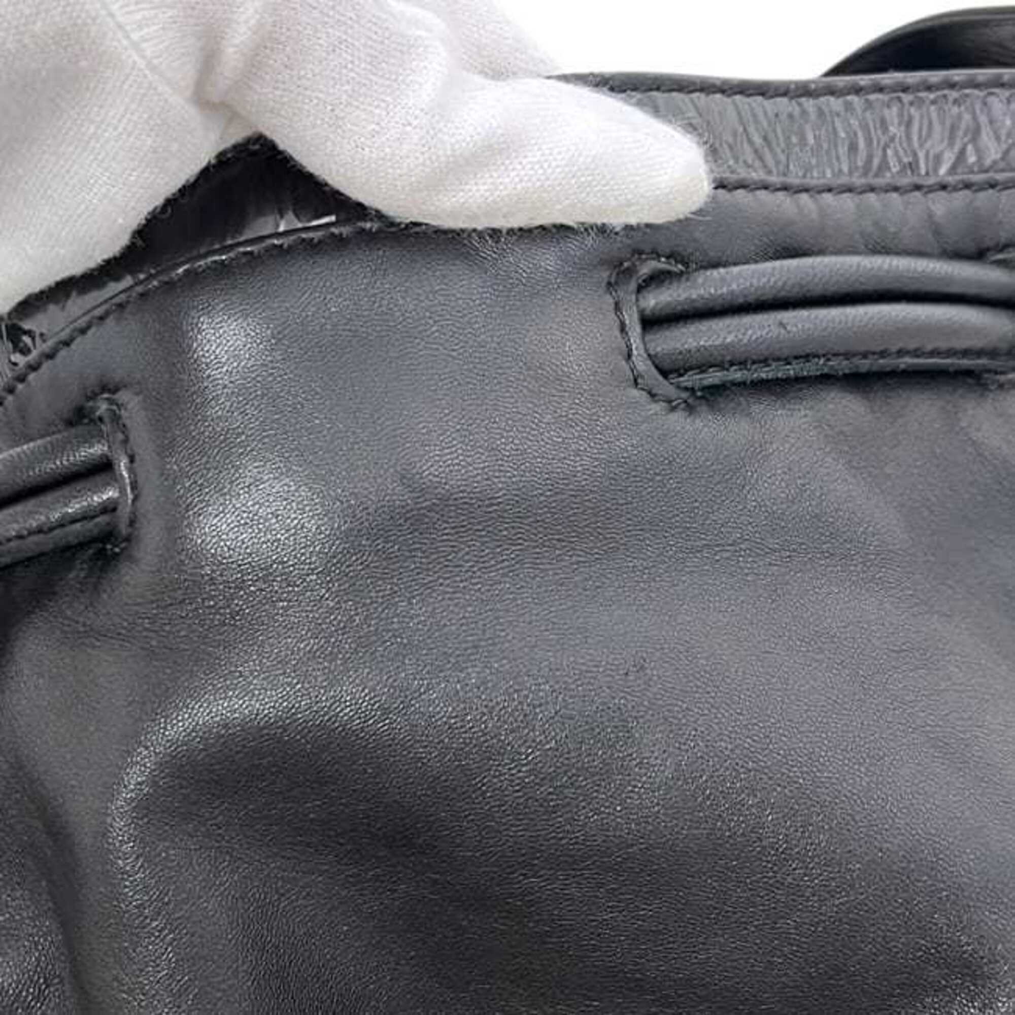 Loewe Black Leather Tote Bag (Pre-Owned)