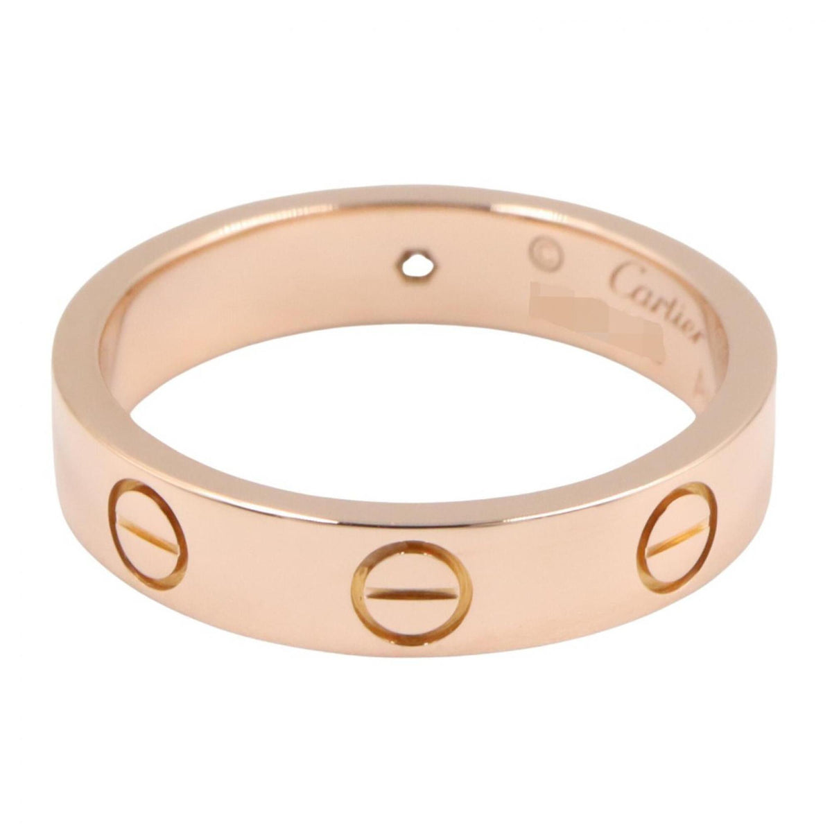 Cartier Gold Clear Pink Gold (18K) Band Ring (Pre-Owned)