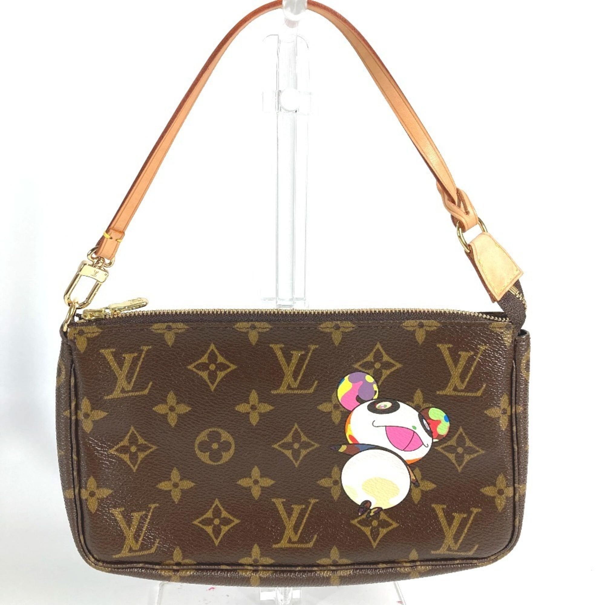 Louis Vuitton Brown Monogram Panda Monogram Handbag Pouch Shoulder Bag (Pre-Owned)