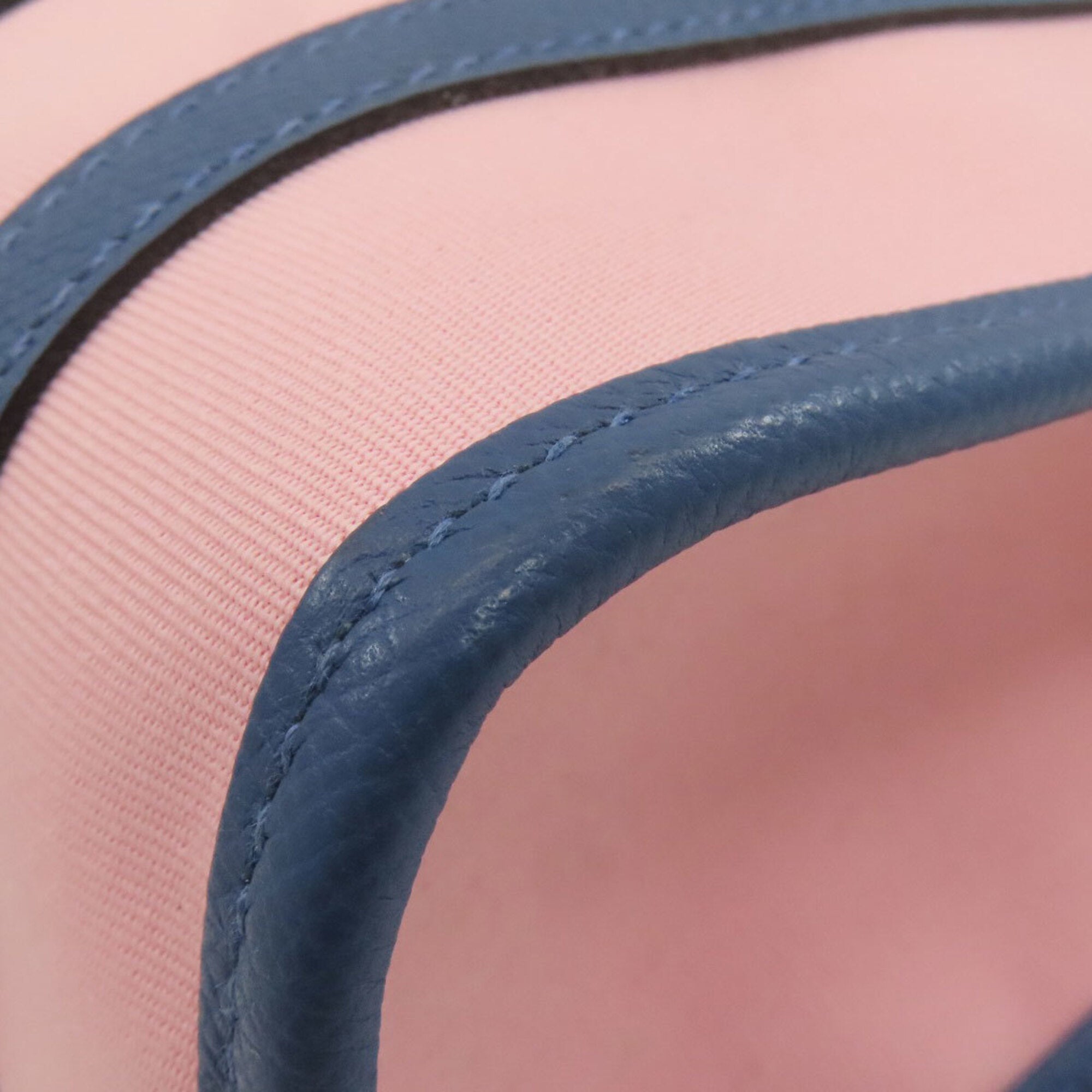 Hermes Blue Pink Toile H Tote Bag (Pre-Owned)