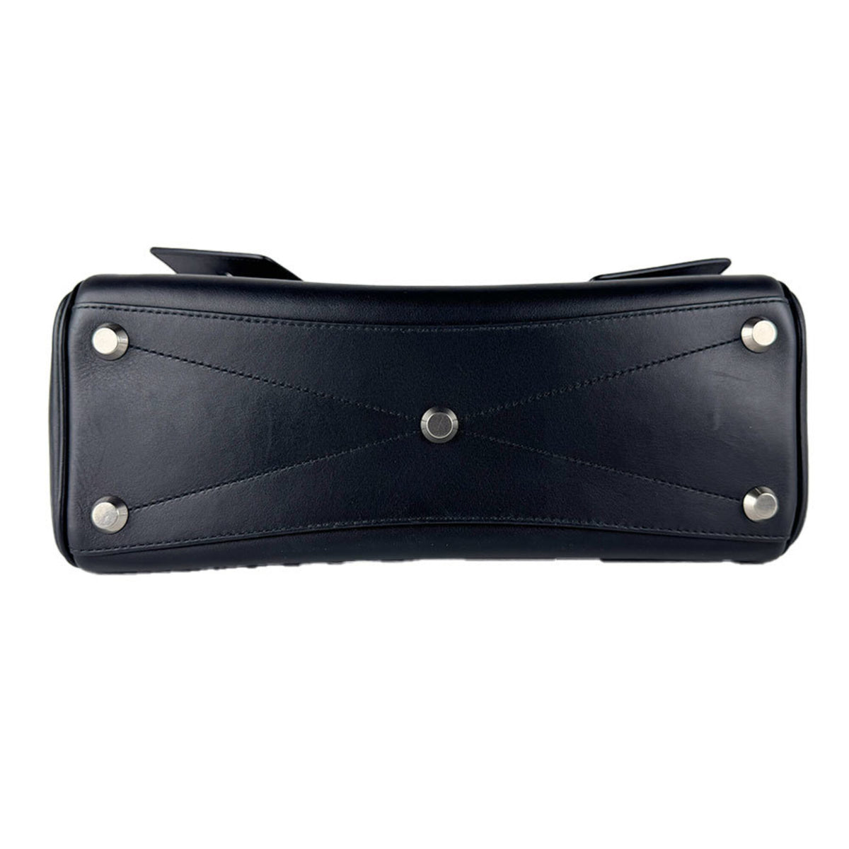 Balenciaga Black Leather Handbag Shoulder Bag (Pre-Owned)