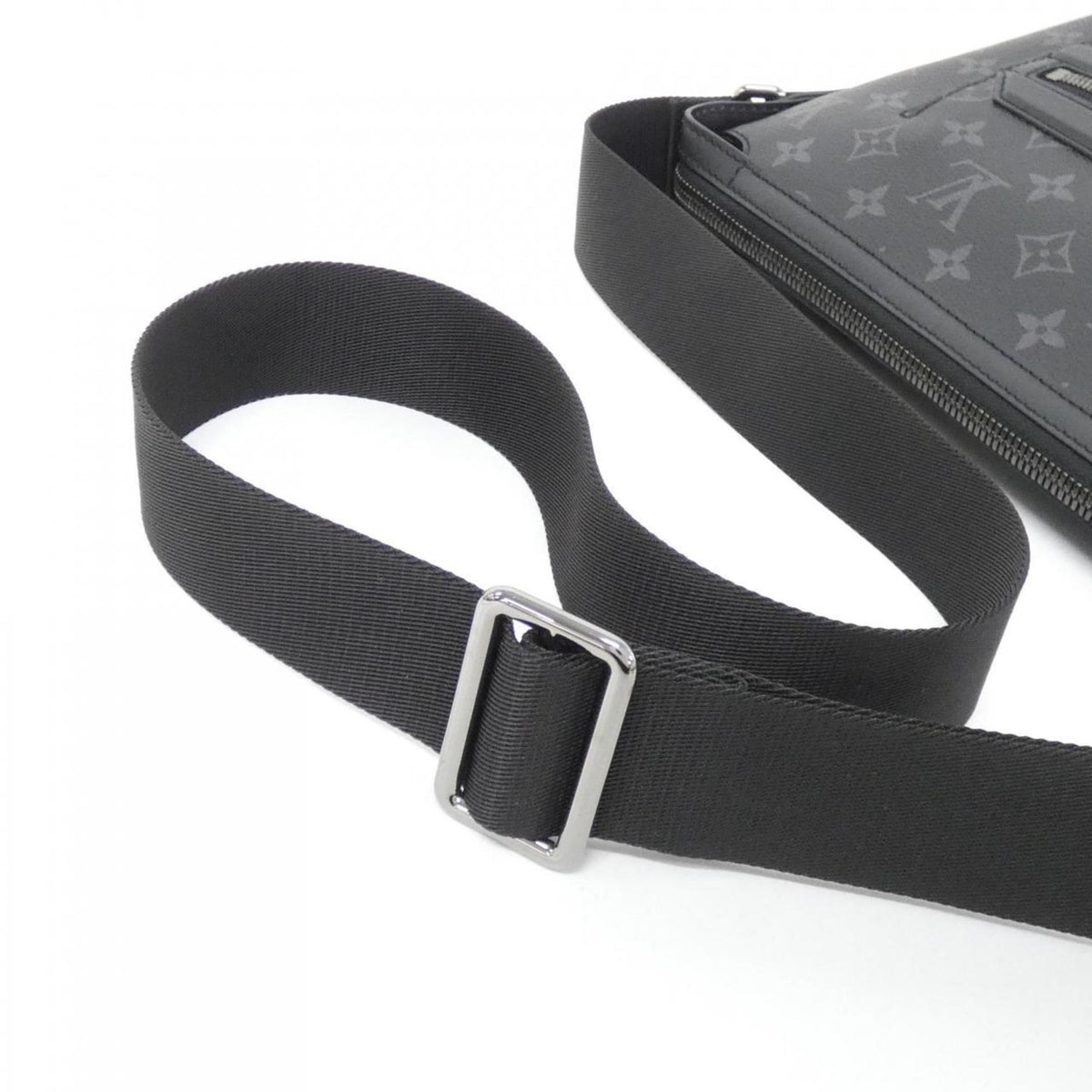 Louis Vuitton Black Coated Canvas Shoulder Bag (Pre-Owned)