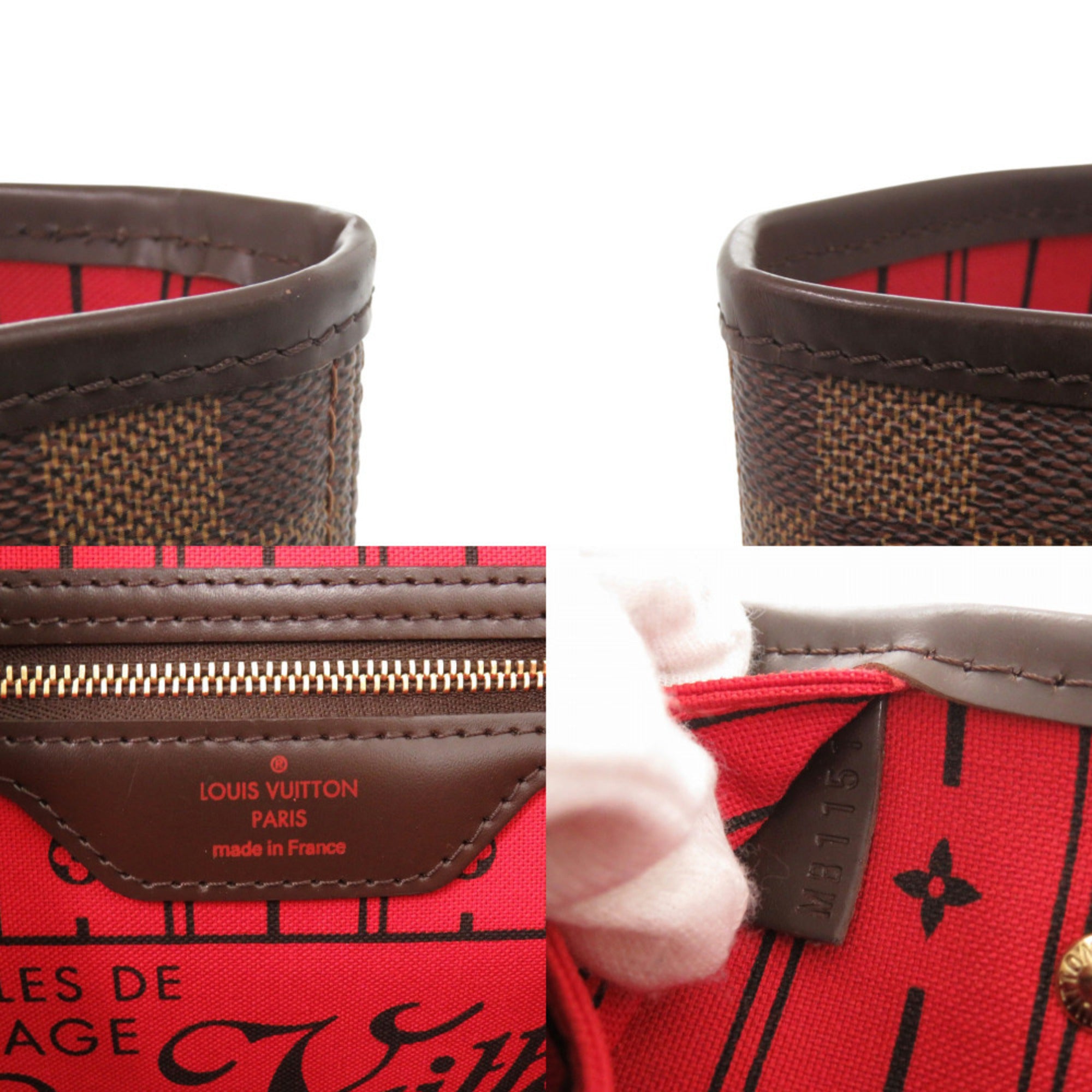 Louis Vuitton Cerise Damier Canvas Damier Canvas Tote Bag (Pre-Owned)