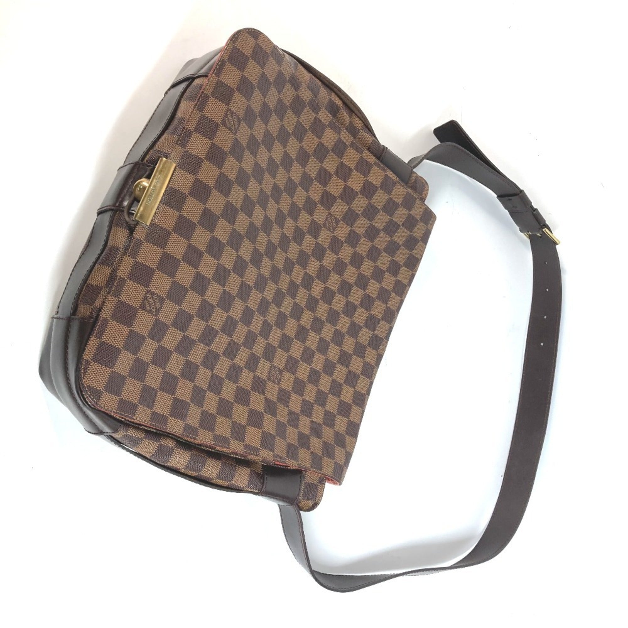 Louis Vuitton Brown Damier Canvas Ebene Damier Canvas Messenger Bag Shoulder Bag (Pre-Owned)