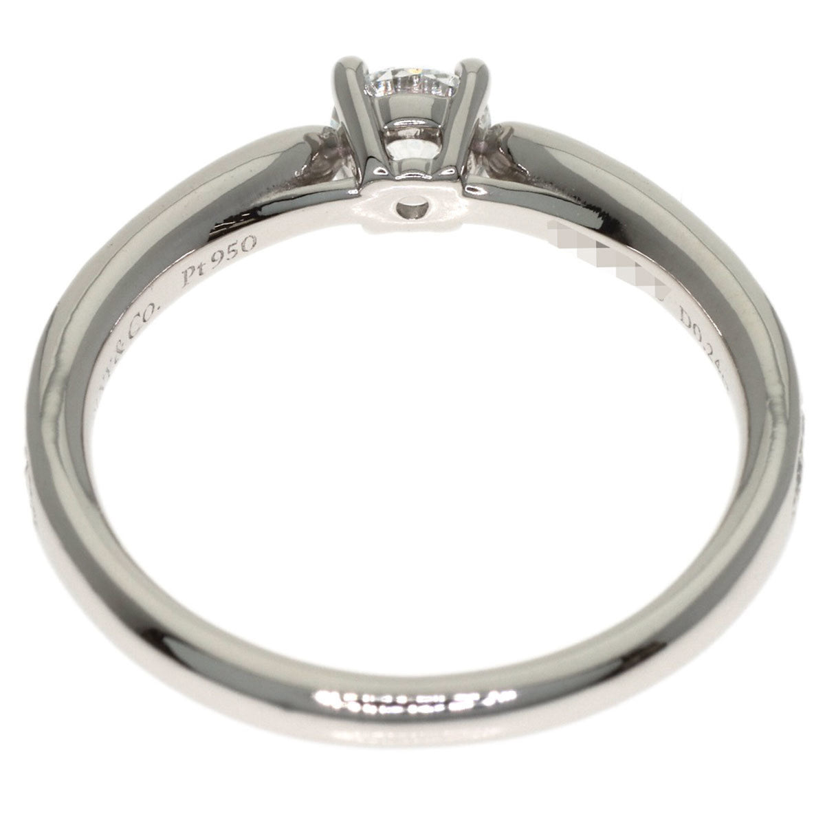 Tiffany Platinum 950 Band Ring (Pre-Owned)