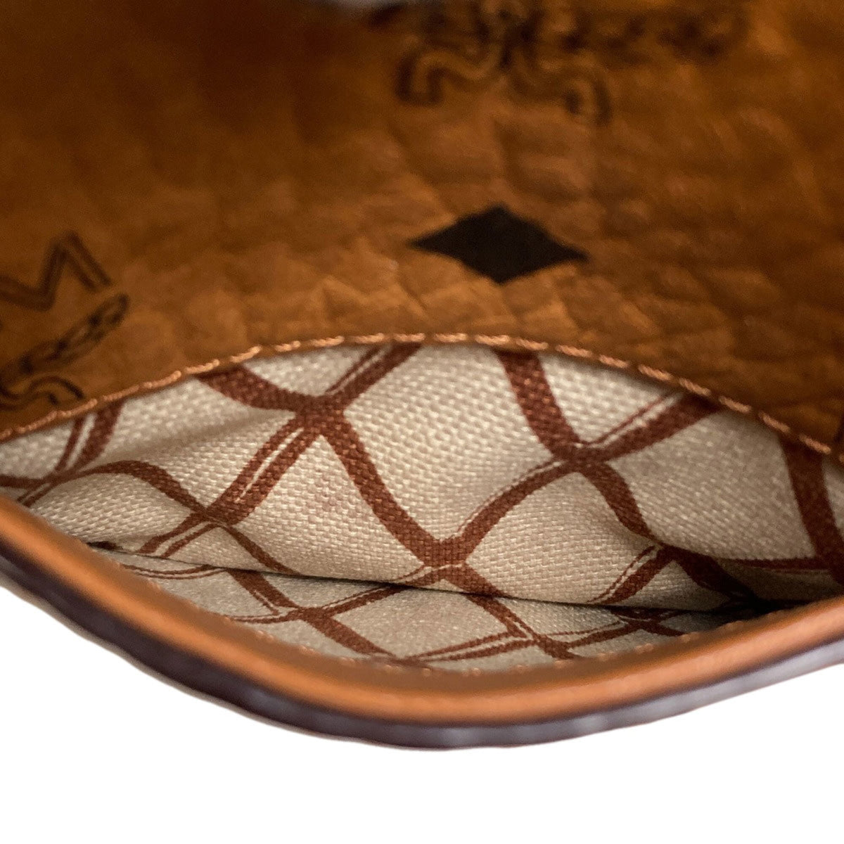 Mcm Brown Pvc Handbag (Pre-Owned)