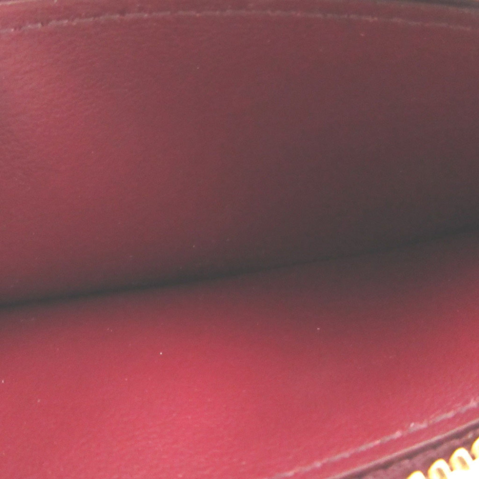 Cartier Bordeaux Leather Long Wallet (Bi-Fold) (Pre-Owned)