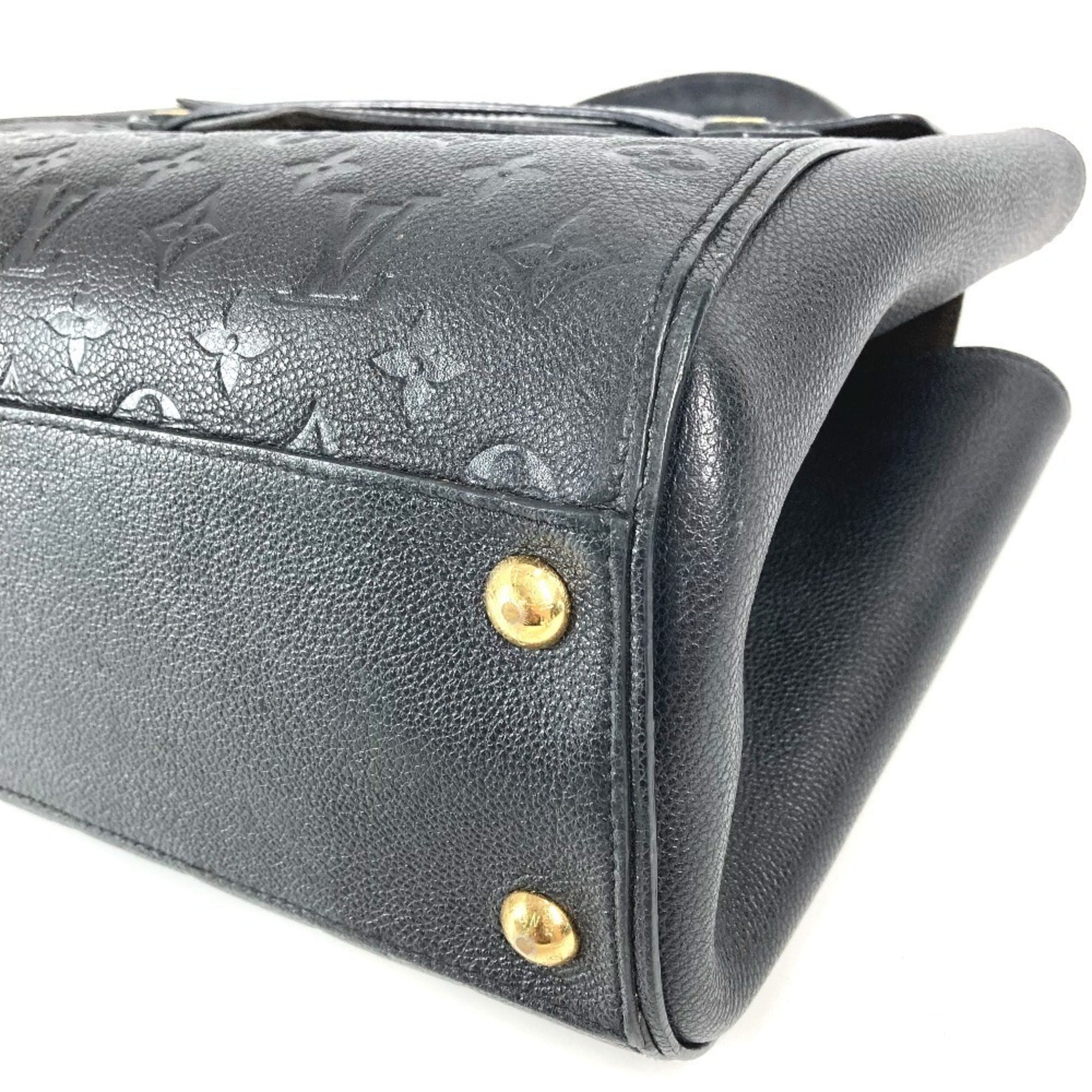 Louis Vuitton Black Noir Monogram Empreinte Handbag Tote Bag (Pre-Owned)