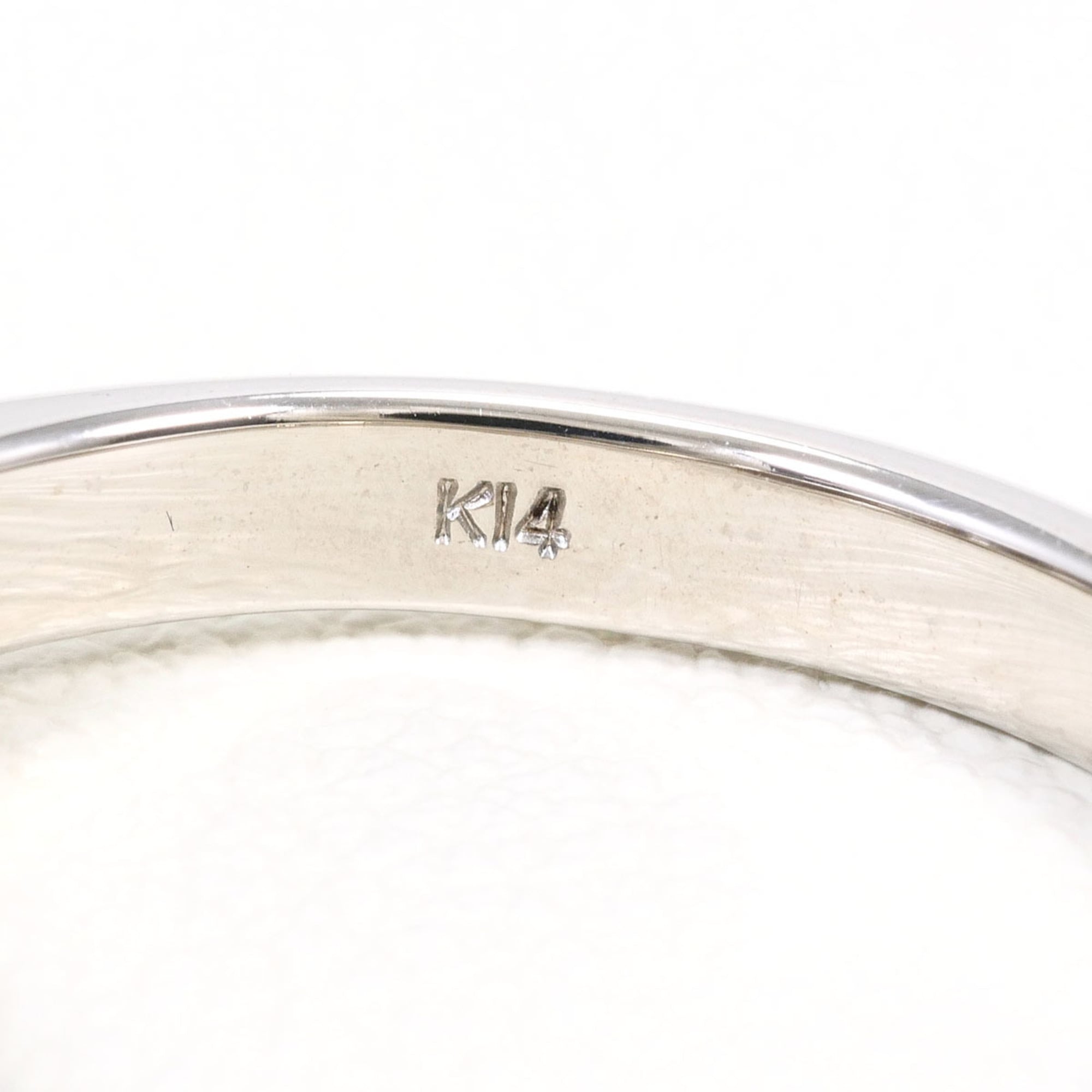 Unbranded White Gold White Gold (14K) Band Ring (Pre-Owned)