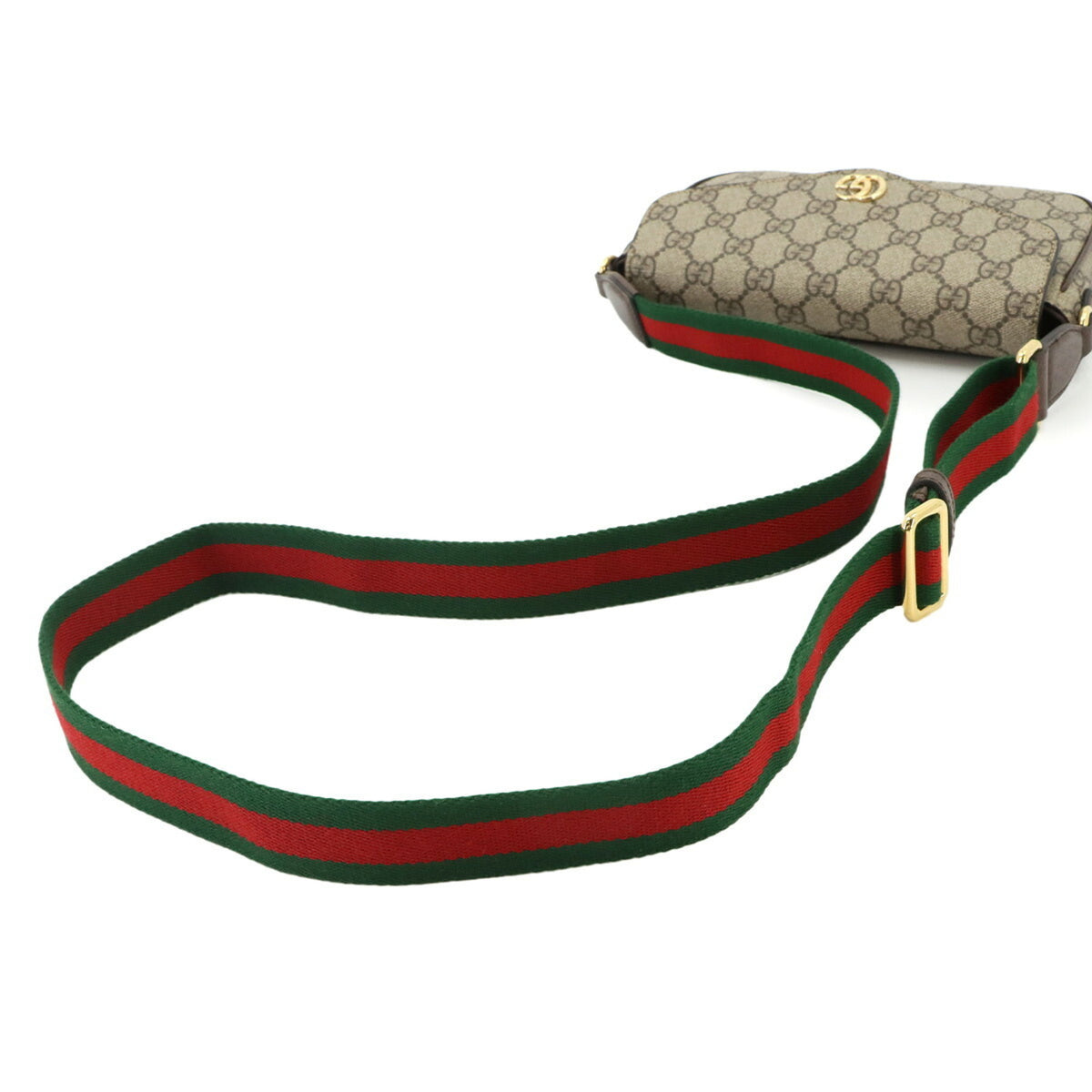 Gucci Ophidia Beige Brown Gg Supreme Handbag Shoulder Bag (Pre-Owned)