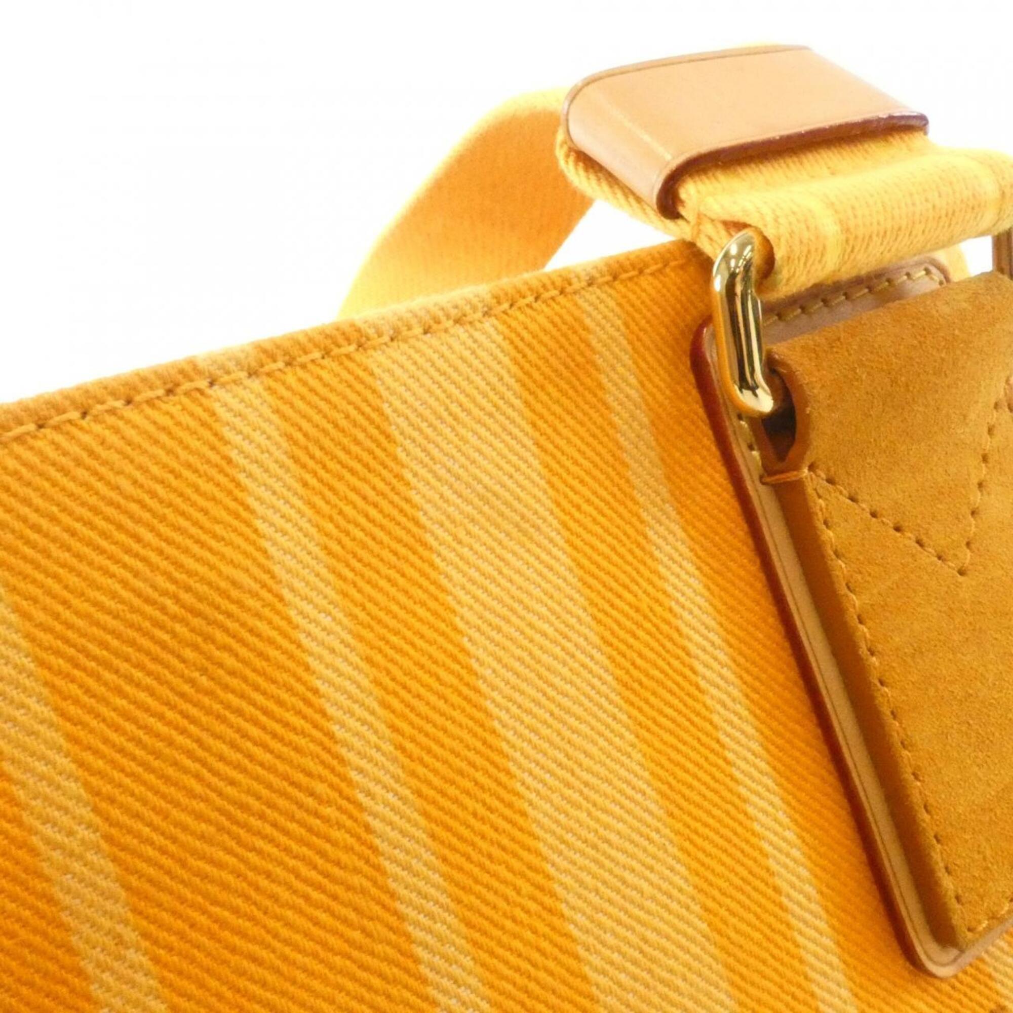 Louis Vuitton Jaune Passion Canvas Handbag (Pre-Owned)