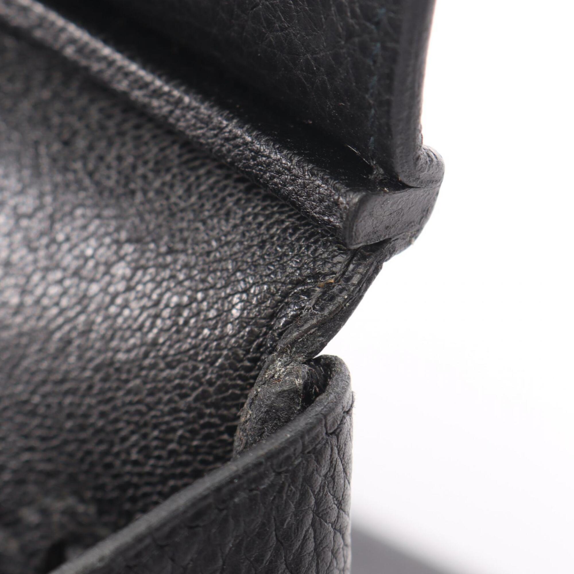 Hermes Black Togo Leather Leather Handbag (Pre-Owned)