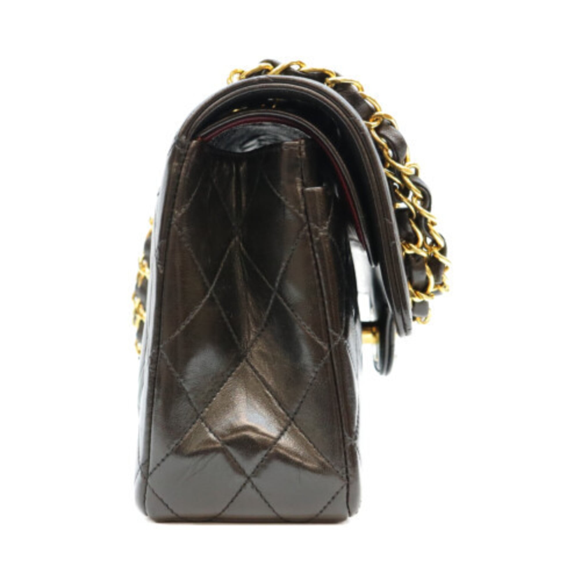 Chanel Black Leather Shoulder Bag (Pre-Owned)