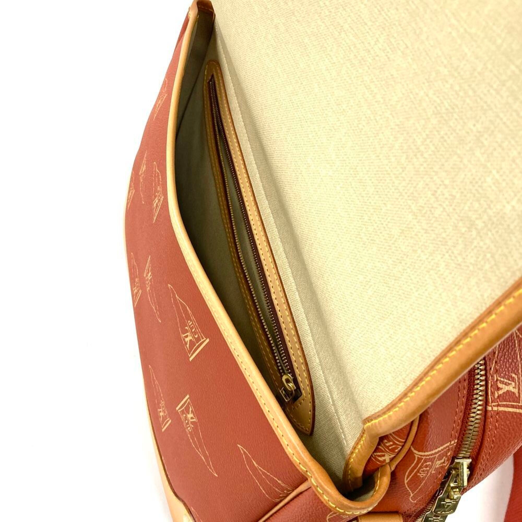 Louis Vuitton Brown Pvc Shoulder Bag (Pre-Owned)