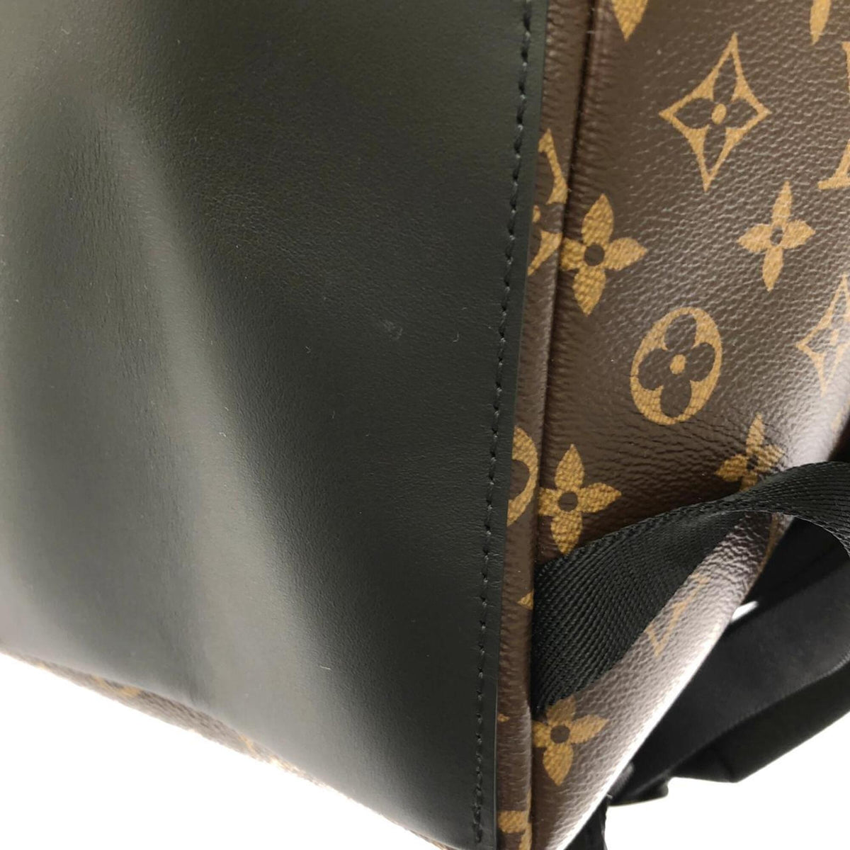 Louis Vuitton Monogram Macassar Marron Coated Canvas Backpack (Pre-Owned)