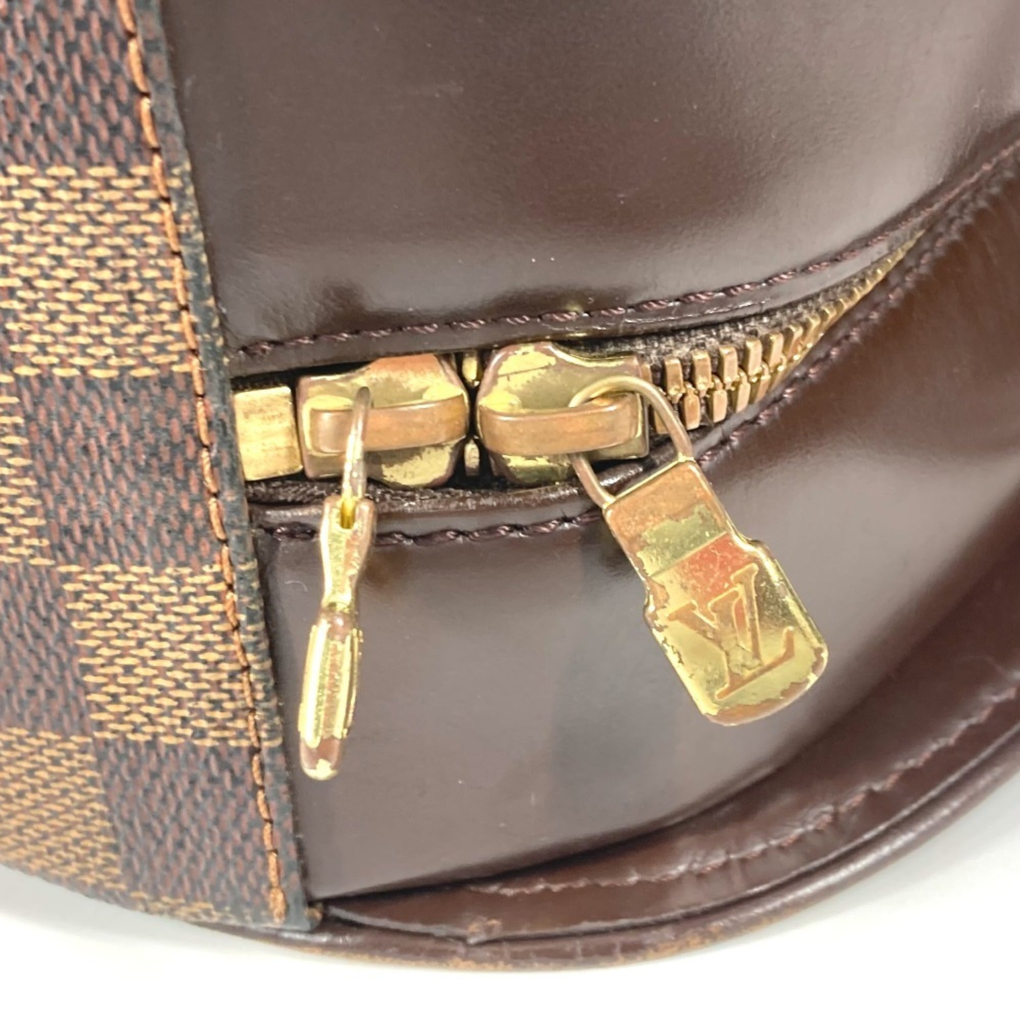 Louis Vuitton Brown Ebene Damier Canvas Handbag Shoulder Bag Tote Bag (Pre-Owned)