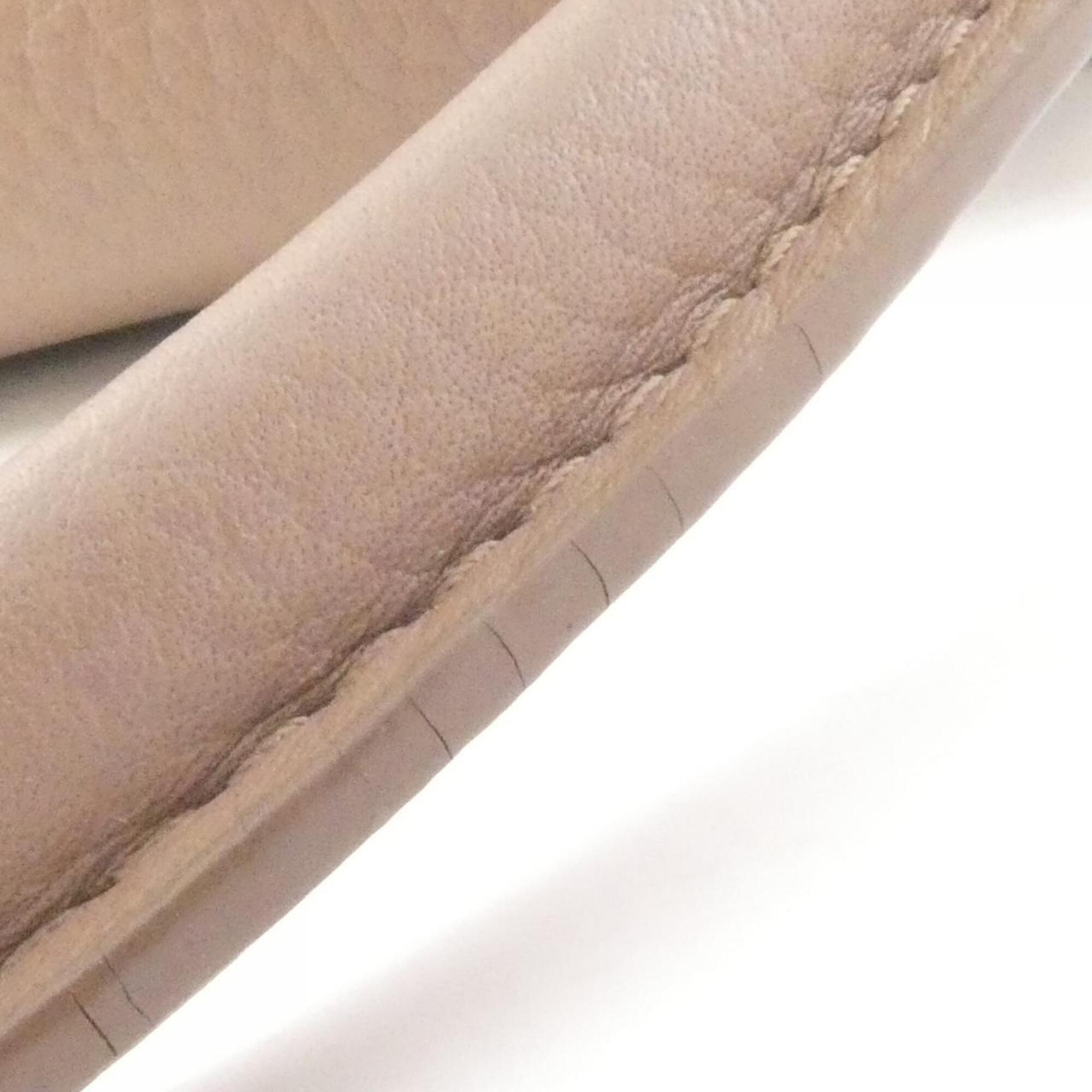 Louis Vuitton Beige Leather Handbag (Pre-Owned)