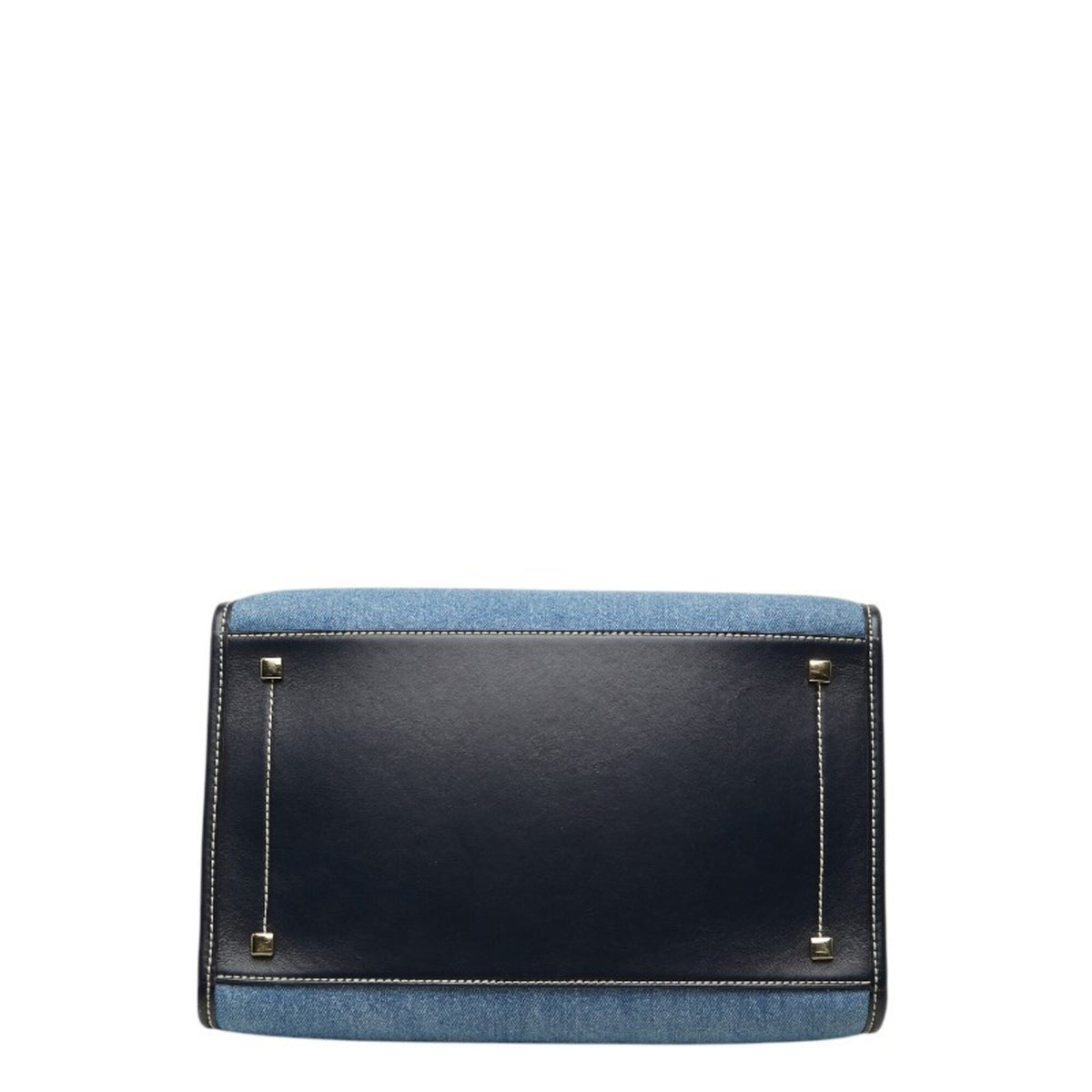 Jimmy Choo Blue Denim Handbag Tote Bag (Pre-Owned)